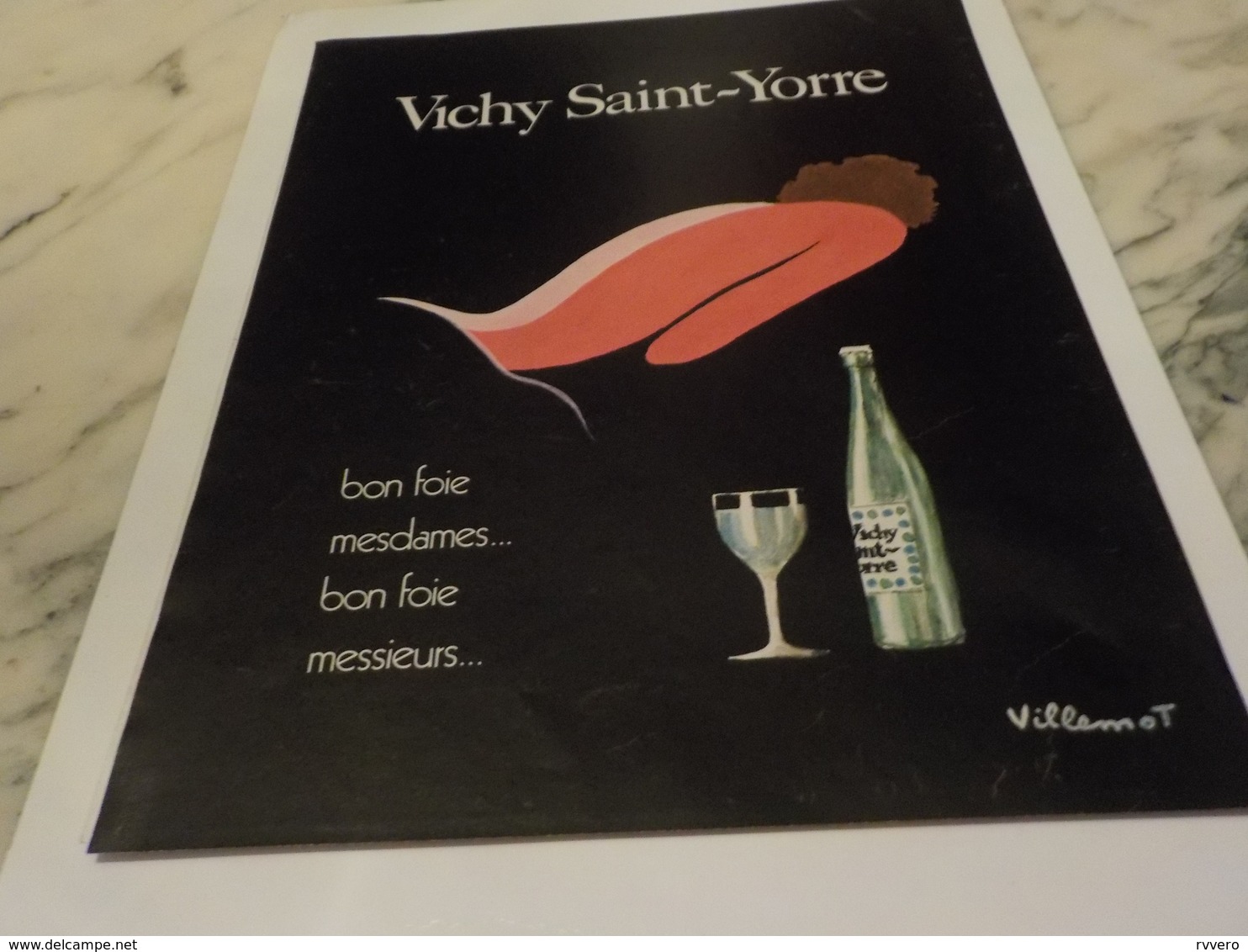 ANCIENNE PUBLICITE   VICHY CELESTIN ETAT 1972 - Affiches