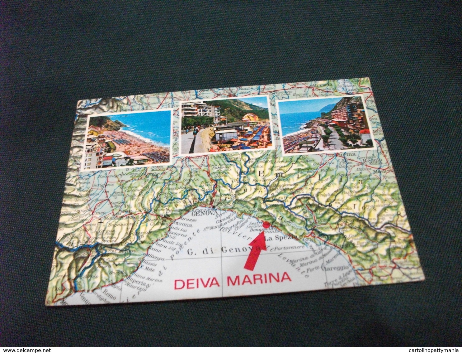 CARTA GEOGRAFICA DEIVA MARINA LIGURIA - Carte Geografiche