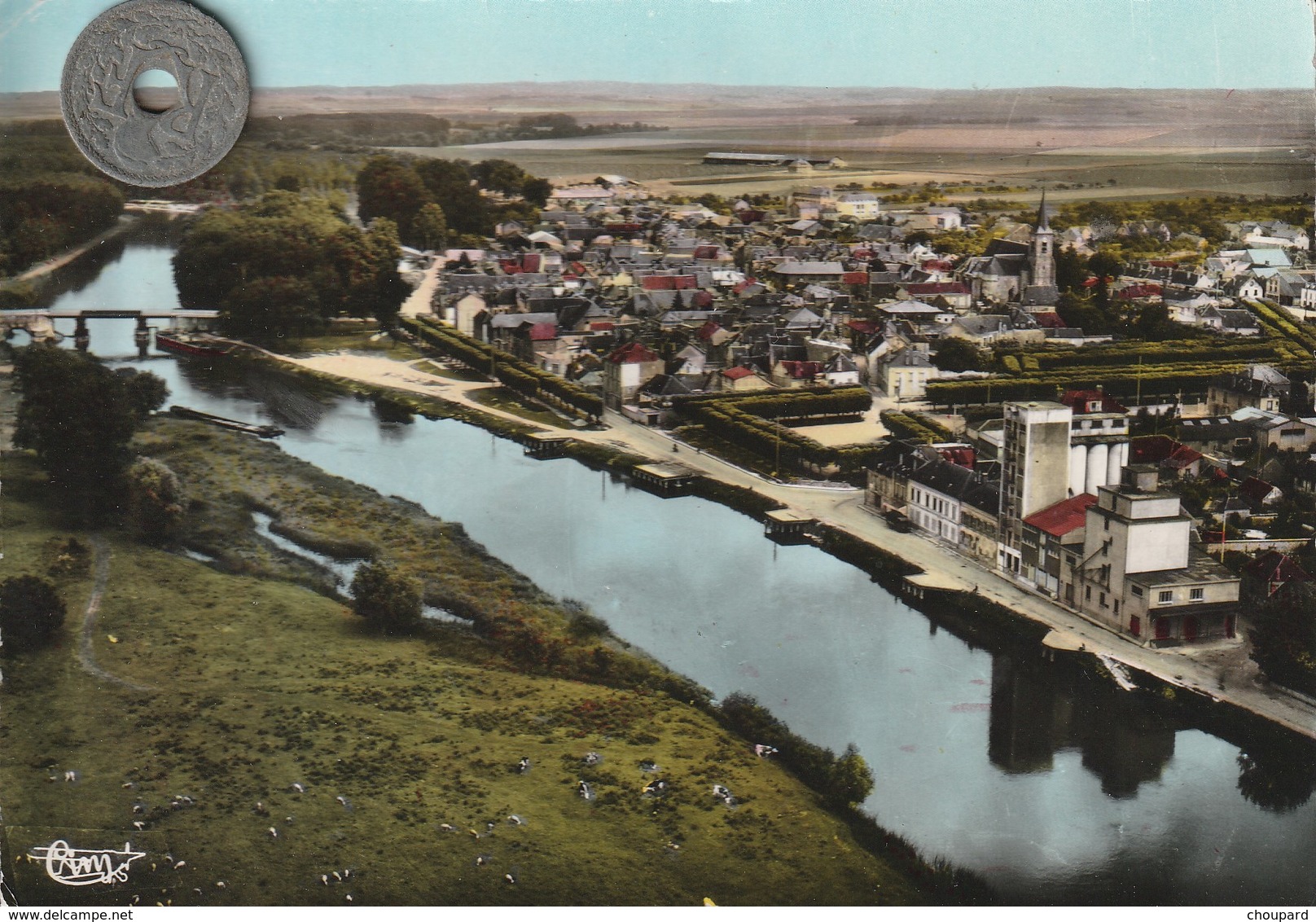 77 - Carte Postale Semi Mi Moderne Dentelée De    BRAY SUR SEINE    Vue Aérienne - Bray Sur Seine