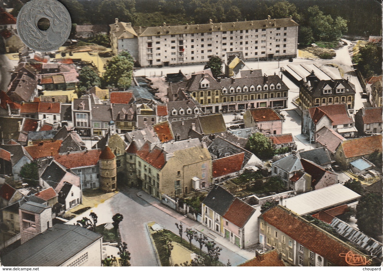 77 - Carte Postale Semi Mi Moderne Dentelée De    TOURNAN EN BRIE   Vue Aérienne - Tournan En Brie