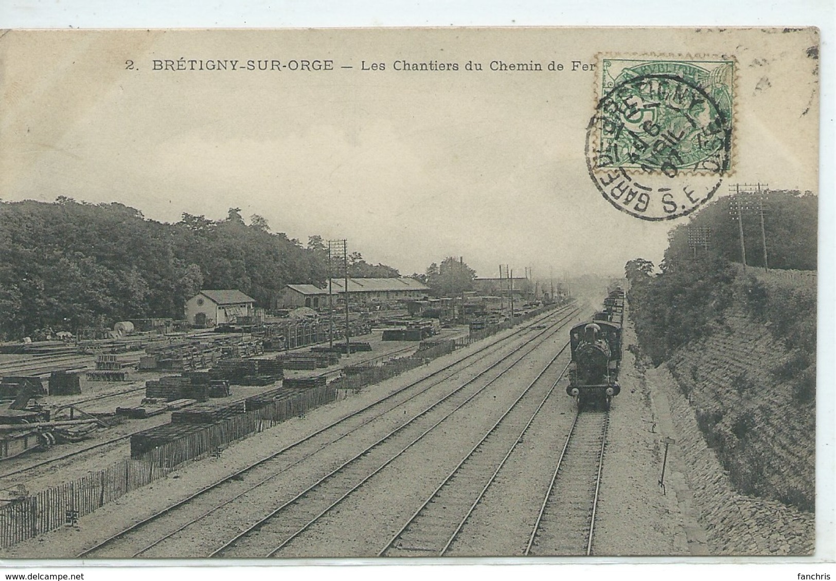 Brétigny-sur-Orge-Les Chantiers Du Chemin De Fer - Bretigny Sur Orge