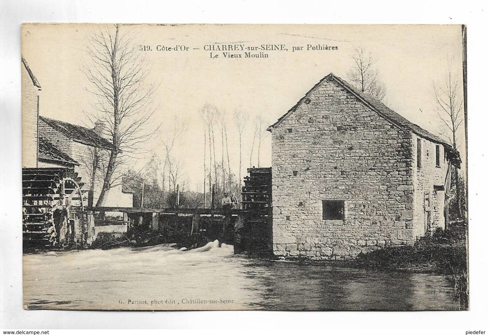 21 -  Côte-d'Or -  CHARREY-sur-SEINE Par Pothières. Le Vieux Moulin - Autres & Non Classés