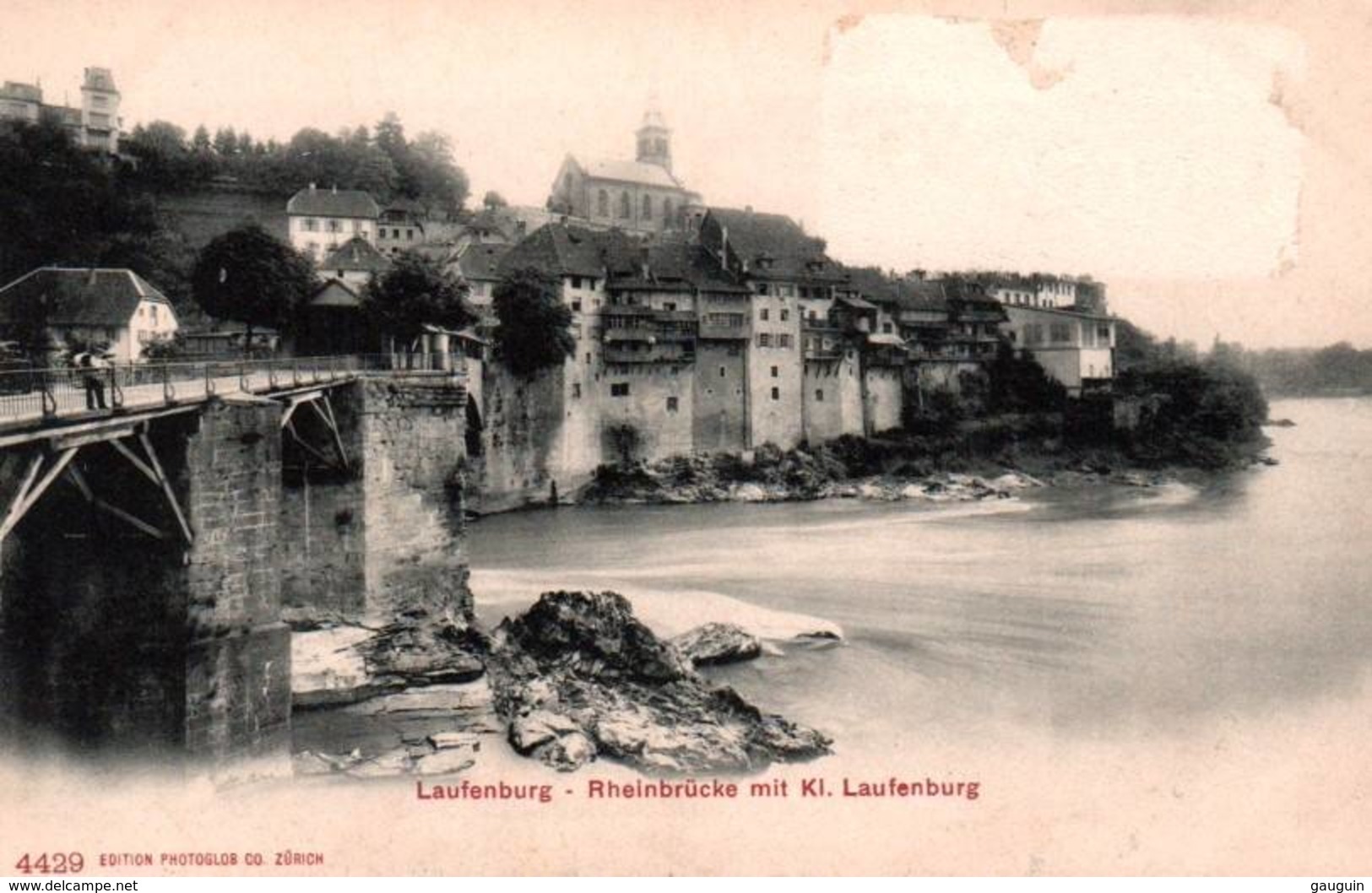 CPA - LAUFENBURG - RHEINBRÜCKE Mit ... - Otros & Sin Clasificación