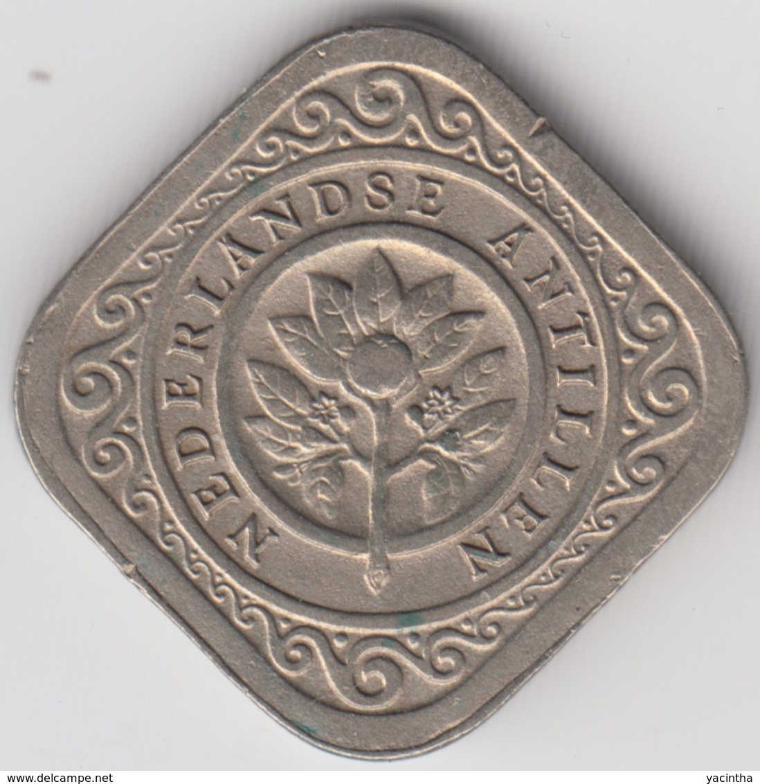 @Y@    Nederlandse Antillen   5  Cent  1957 ( 4635 ) - Antilles Néerlandaises