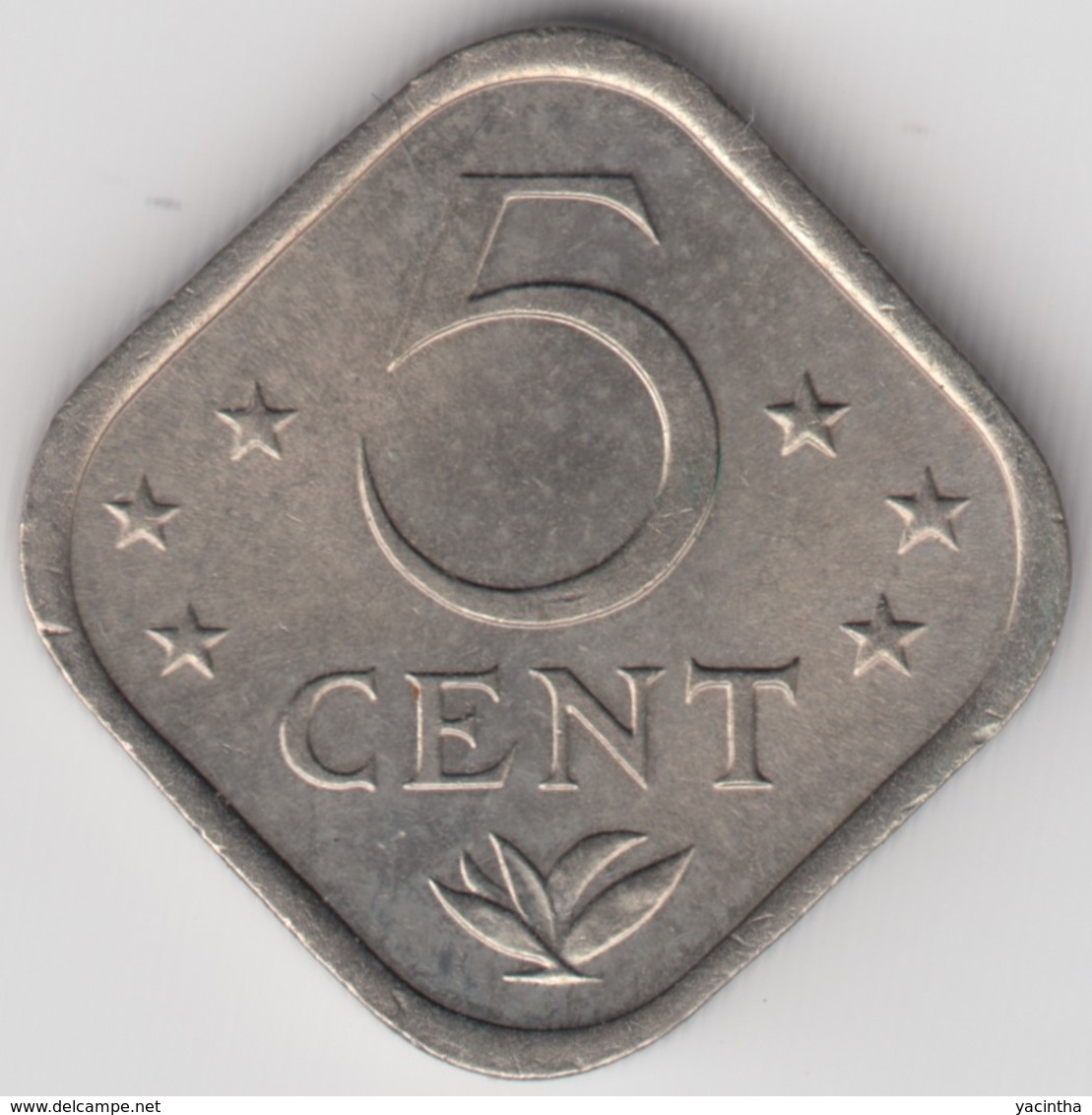 @Y@    Nederlandse Antillen   5  Cent  1974 ( 4642 ) - Antilles Néerlandaises