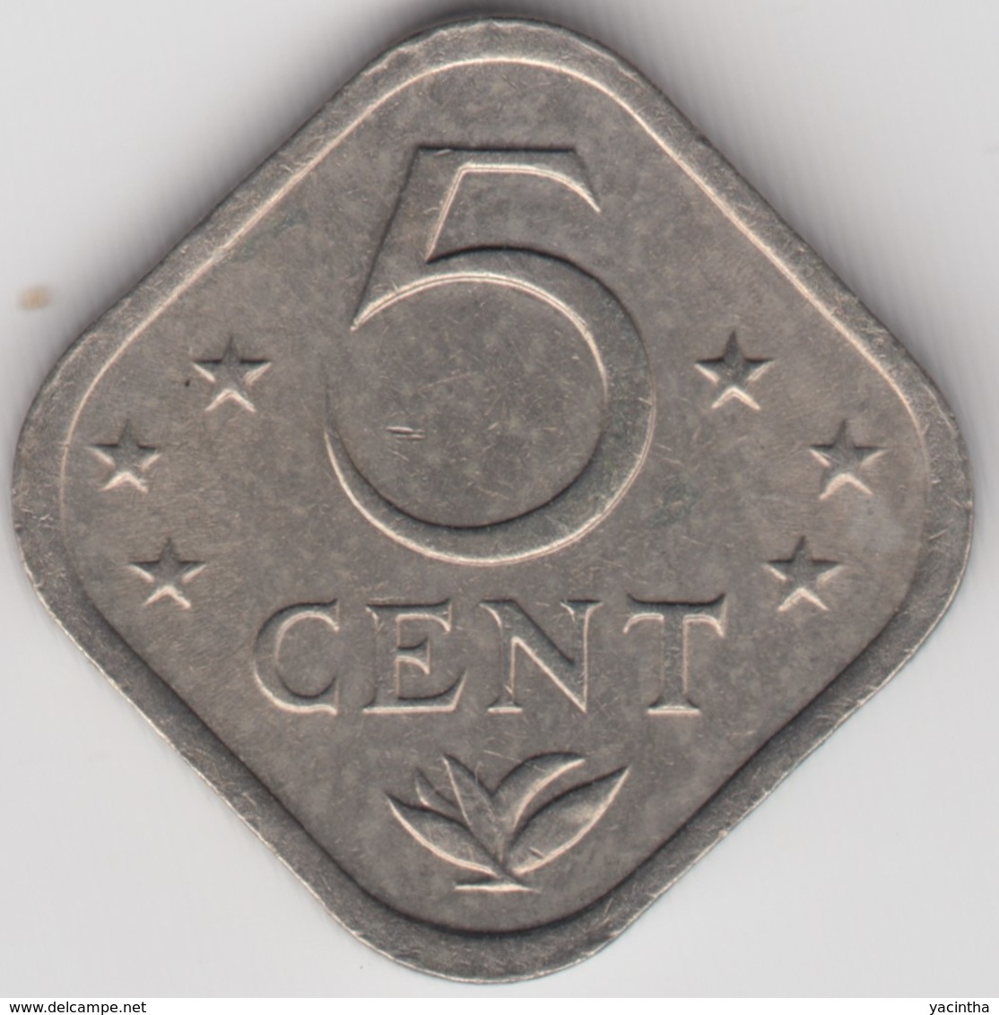 @Y@    Nederlandse Antillen   5  Cent  1975 ( 4643 ) - Antilles Néerlandaises