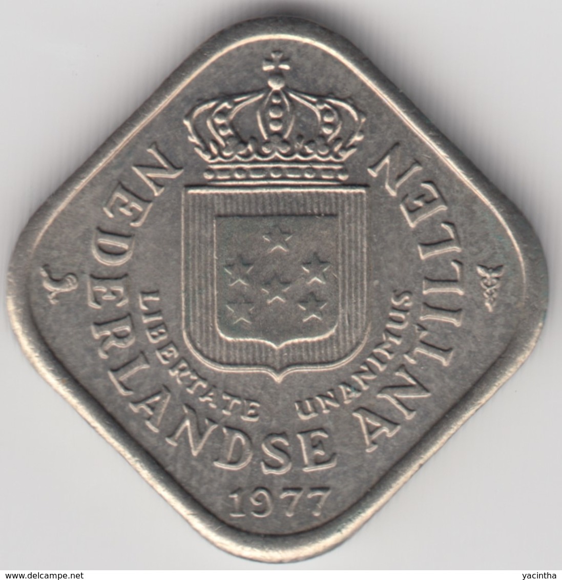 @Y@    Nederlandse Antillen   5  Cent  1977 ( 4645 ) - Antilles Néerlandaises