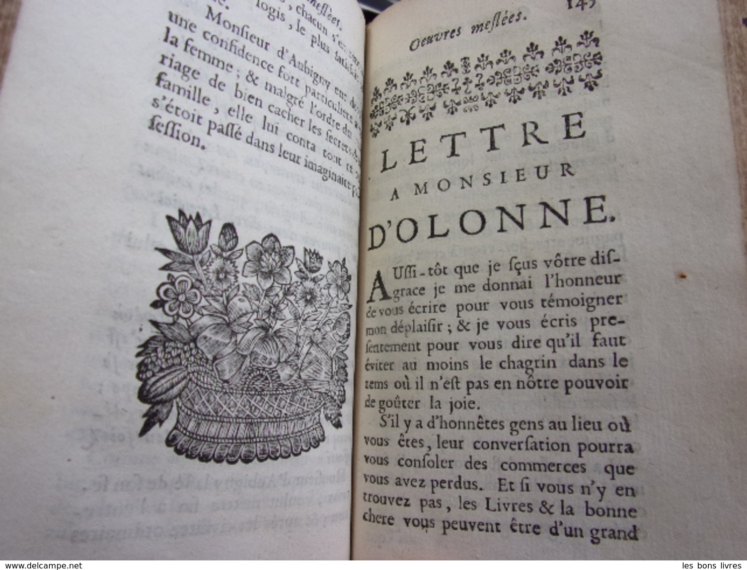 1692. Oeuvres meslées de Saint-Evremont 3/3 vols Philosophie & Histoire