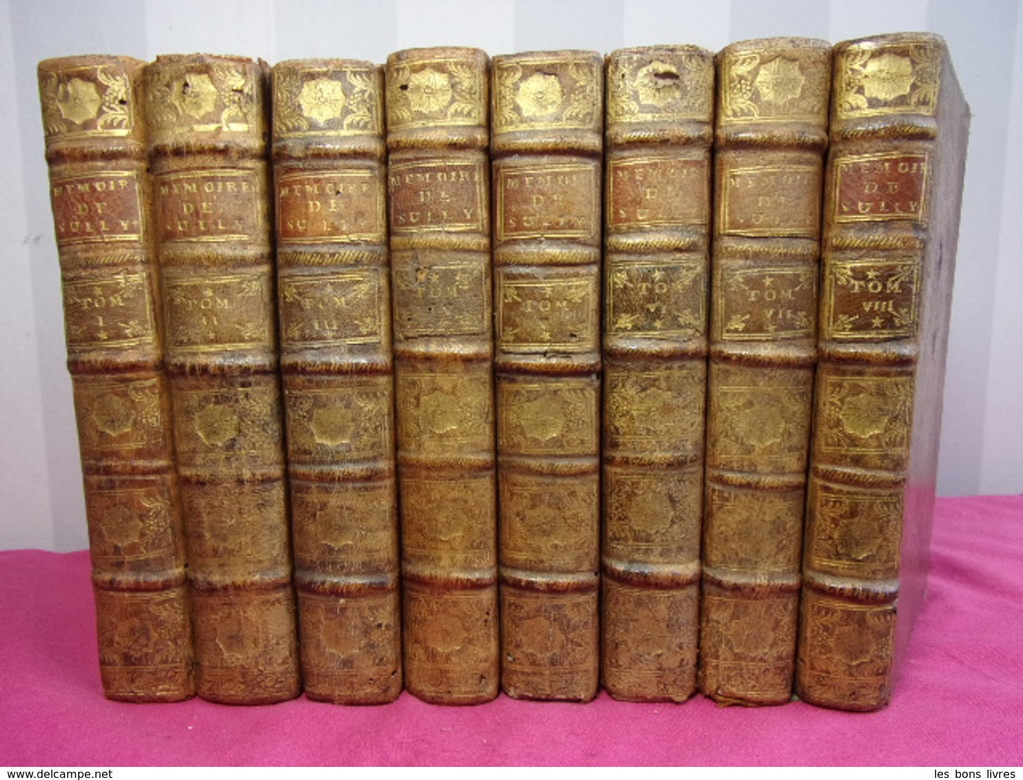 Mémoires De Maximilien De Béthune, Duc De Sully 8/8vols. Londres 1765 - Tot De 18de Eeuw