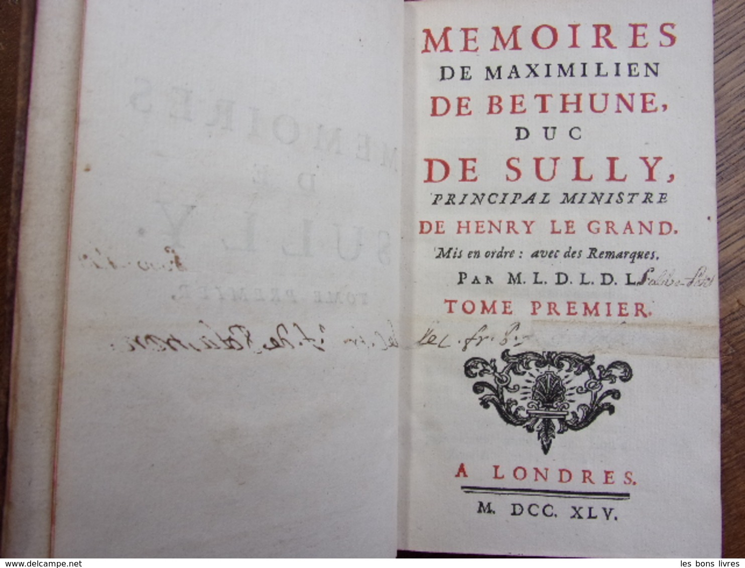 Mémoires De Maximilien De Béthune, Duc De Sully 8/8vols. Londres 1765 - Jusque 1700