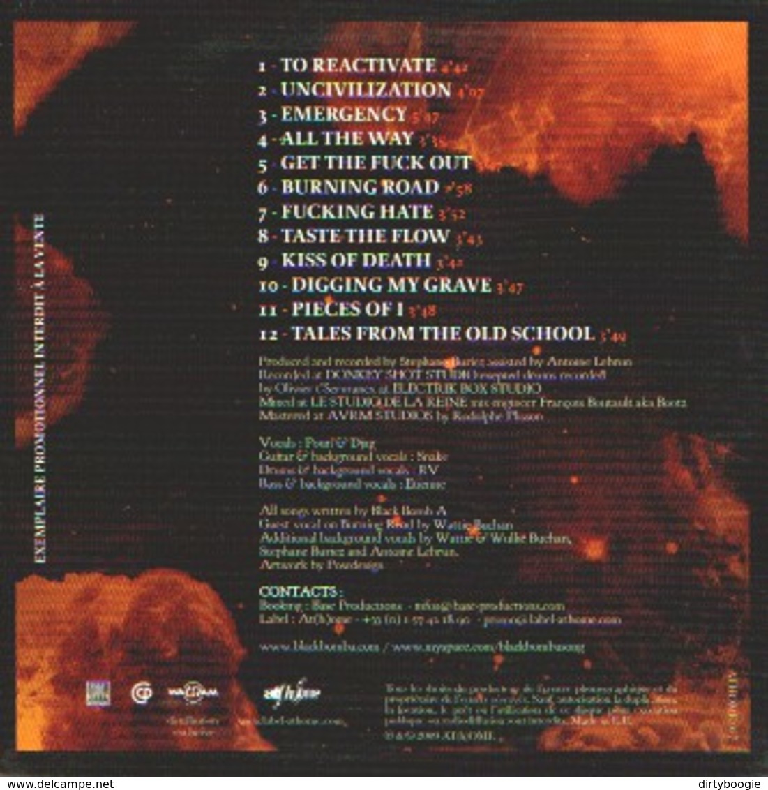 BLACK BOMB A - From Chaos - CD - Hard Rock En Metal