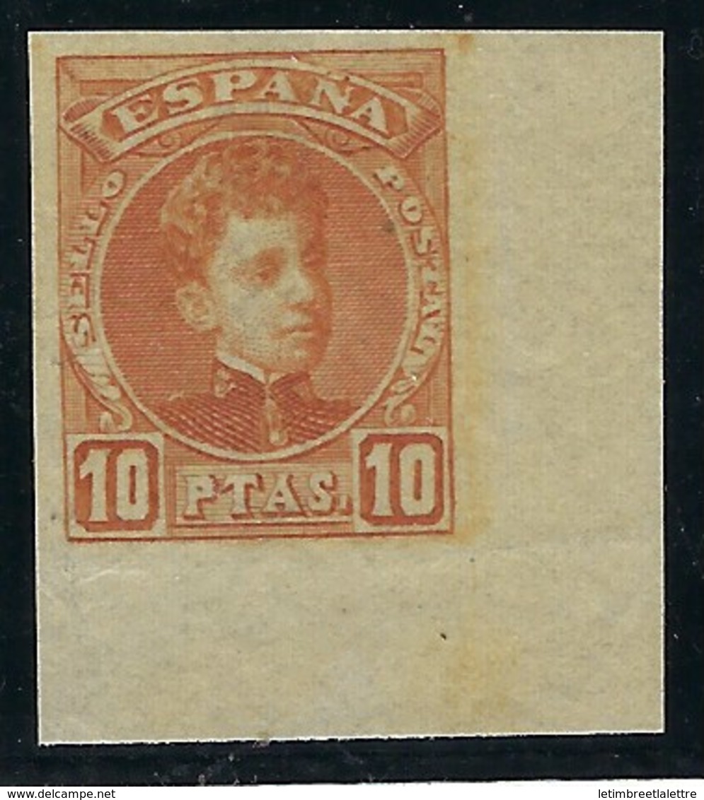 ⭐  Espagne - N° 225 * - Neuf Avec Charnière - Non Dentelé - Bord De Feuille - Très Belle Qualité - RARE ⭐ - Ungebraucht