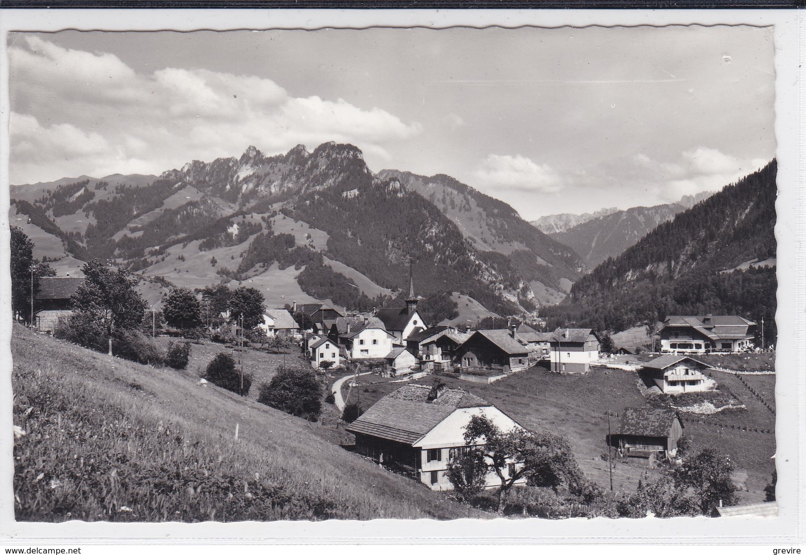 Crésuz, Vue Aérienne Du Centre Village - Crésuz