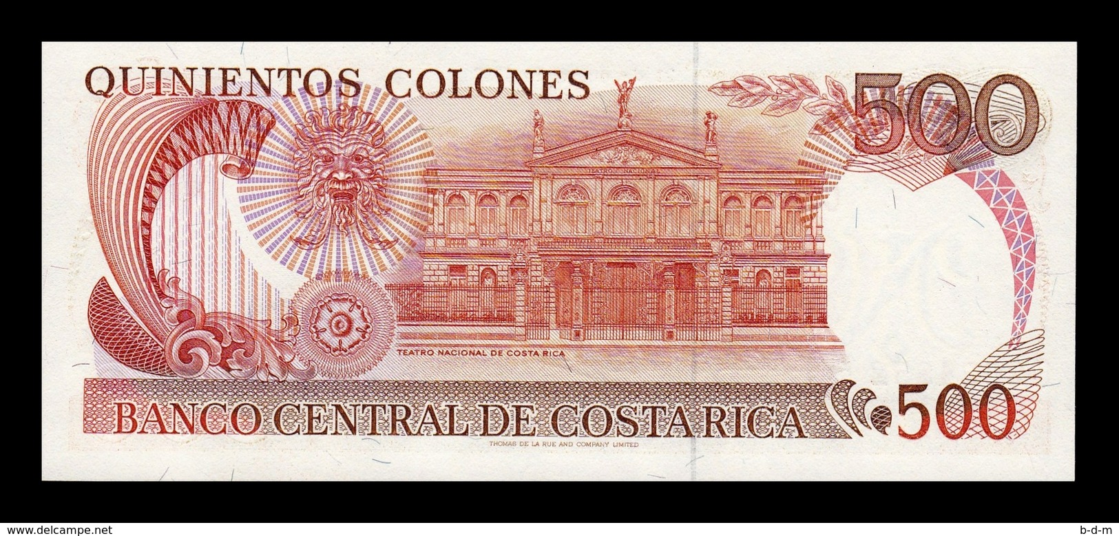 Costa Rica 500 Colones 1987 Pick 255 SC UNC - Costa Rica