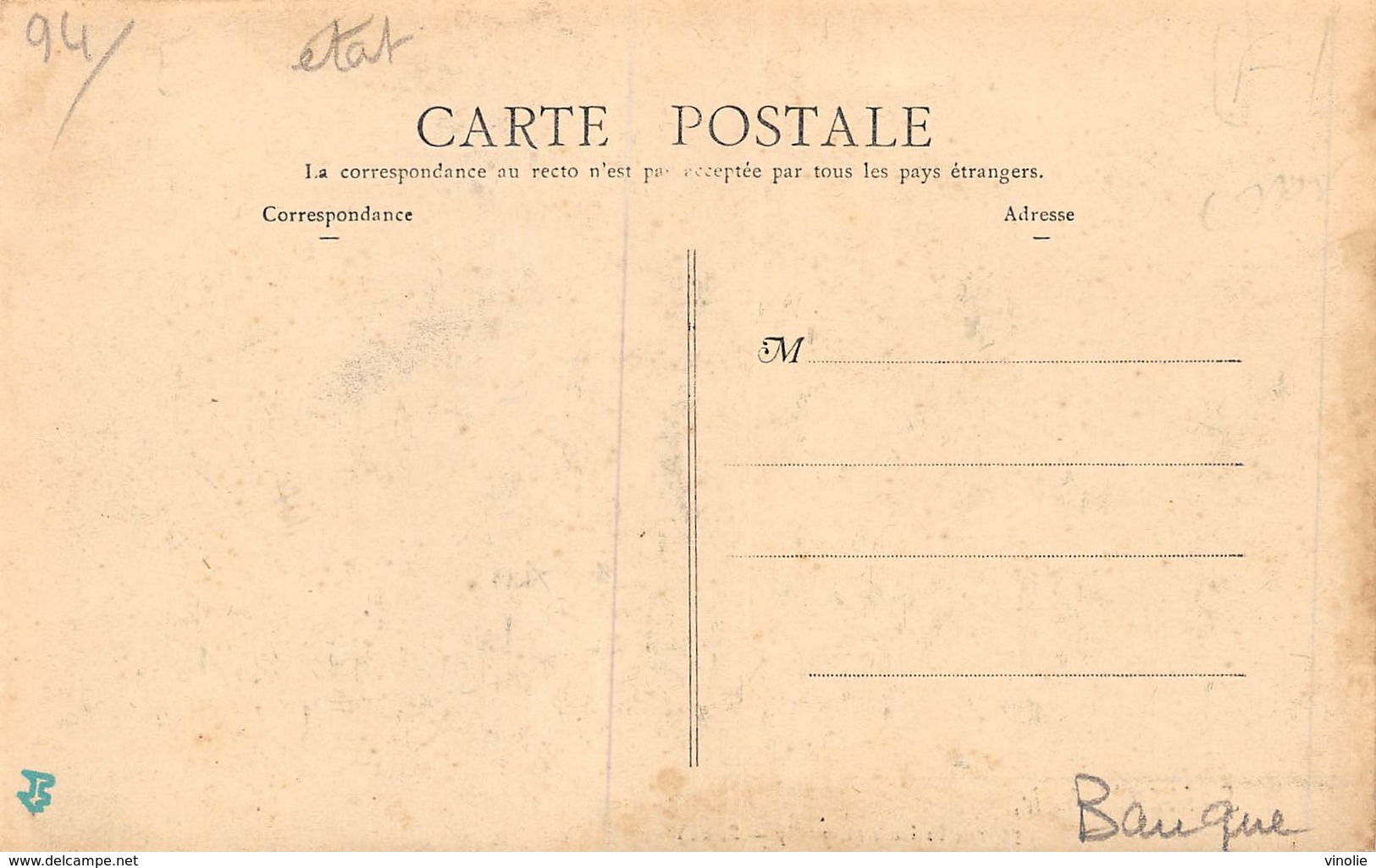 20-1745 :  GENTILLY. BANQUE SOCIETE GENERALE. ( Attention Carte Décollée, Mais Avec Ses Trois Feuillets) - Gentilly