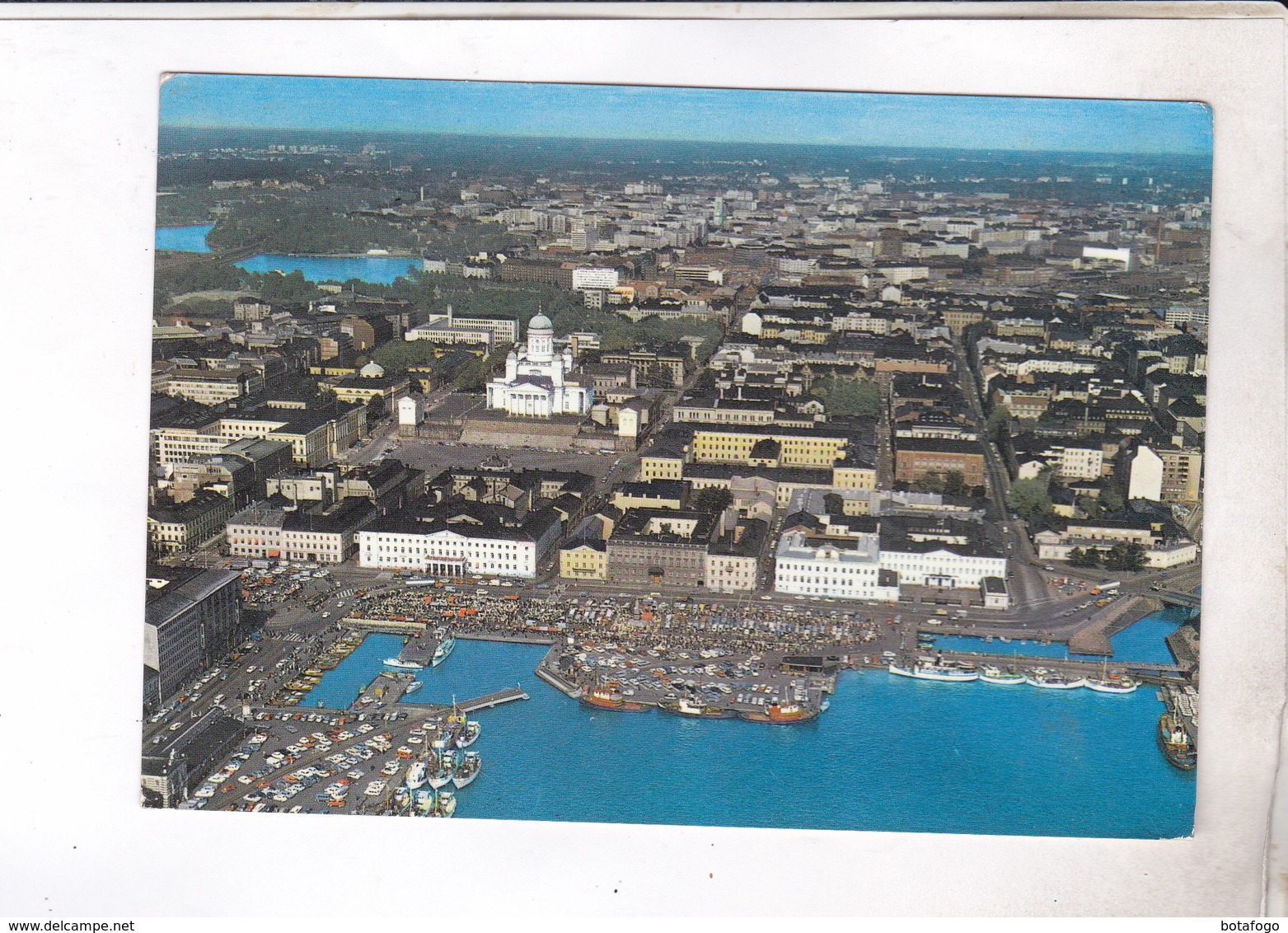 CPM HELSINKI, VIEW OVER MARKET PLACE   (voir Timbres) - Finlande