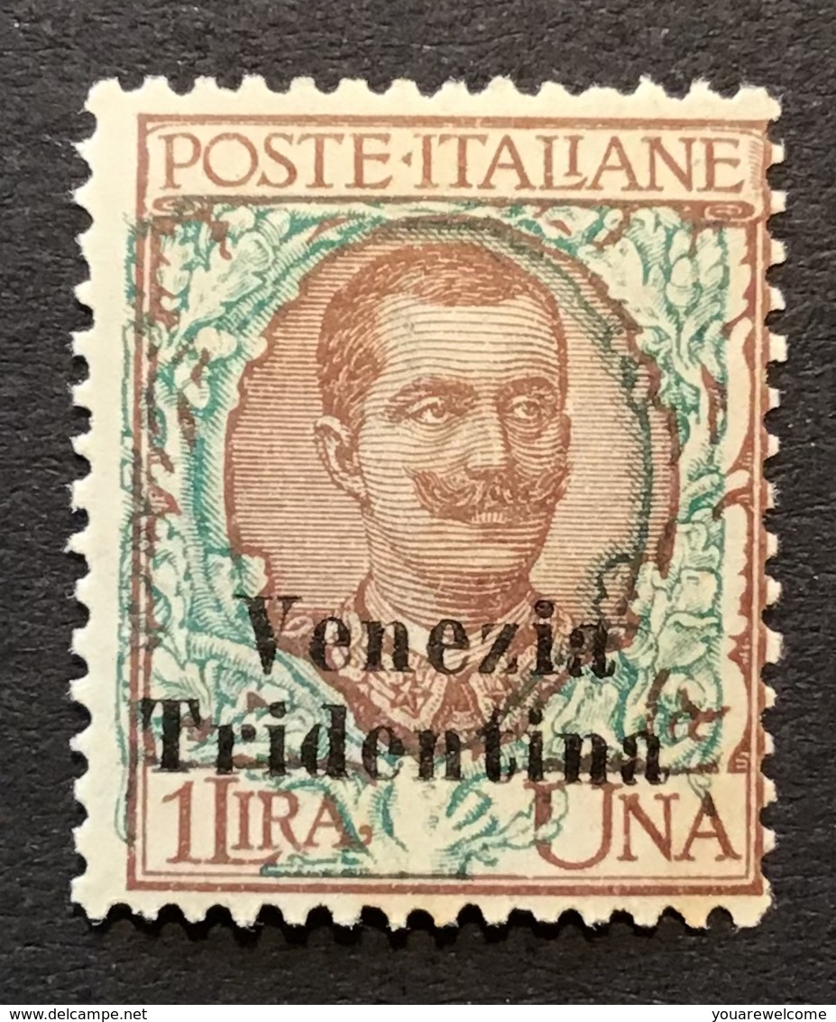 Trentino-Alto Adige 1918 Sa. 27 = 260€ Mint * VF „VENEZIA TRIDENTINA“ (1914-18 War Italy Regno D‘ Italia Italie - Trentin