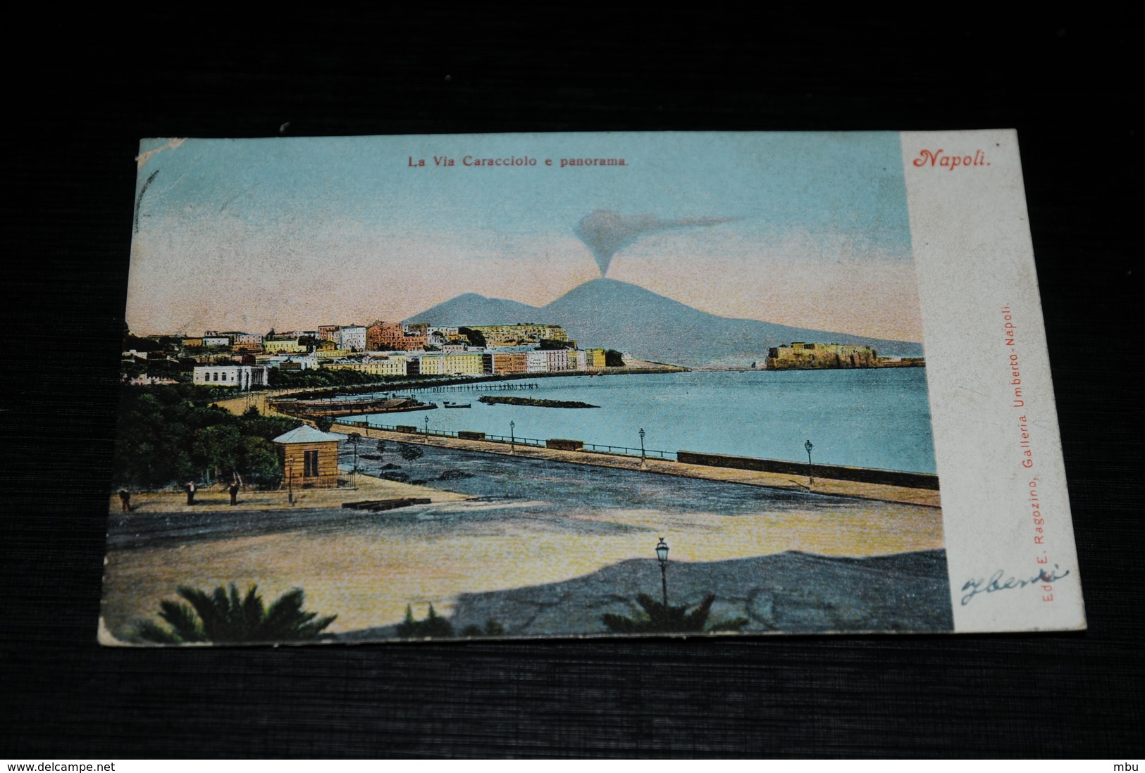 10031          NAPOLI, LA VIA CARACCIOLO E PANORAMA  - 1906 - Napoli (Naples)