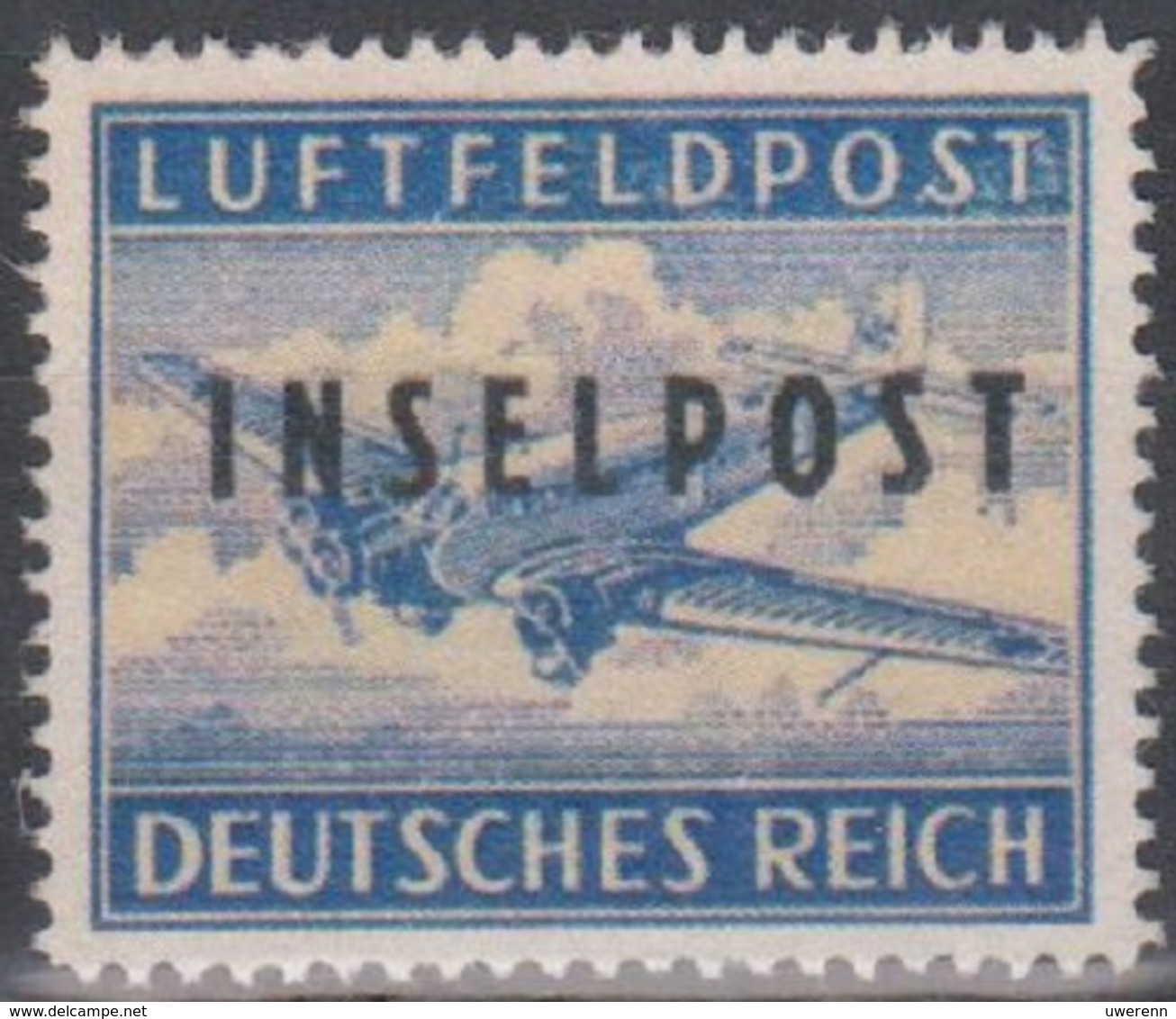 Deutschland 1944. Feldpost-Inselpost. Mi 8A FALSCH, FALSE - Posta Aerea & Zeppelin