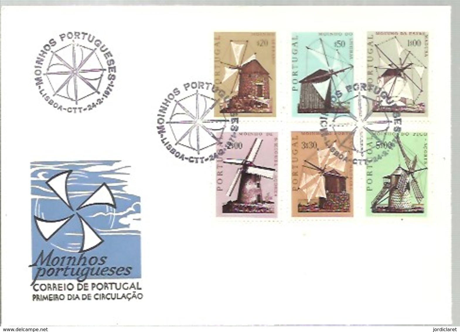 FDC 1971 - Molinos