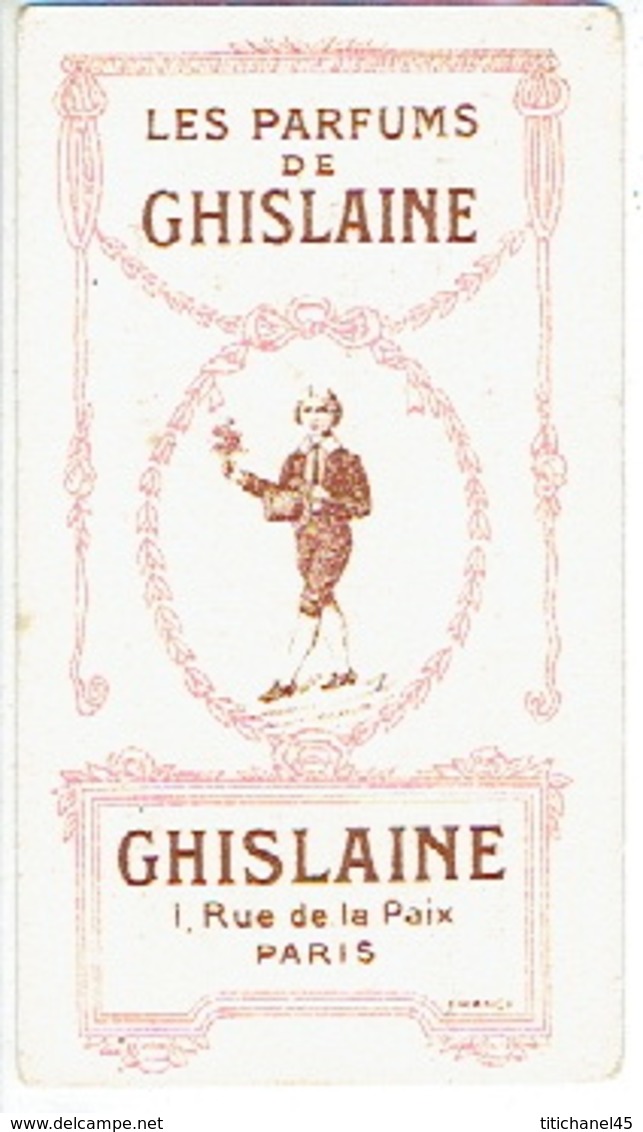 Carte Parfum - Les Parfums De GHISLAINE - Salon De Coiffure J. POUGET à TULLE - Anciennes (jusque 1960)