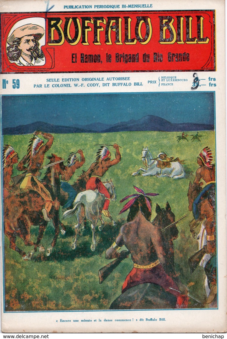 EO BUFFALO BILL N* 59 - EL RAMON, LE BRIGAND DU RIO GRANDE -  LE HEROS DU FAR-WEST -  EDITION ATLAS. - Aventure