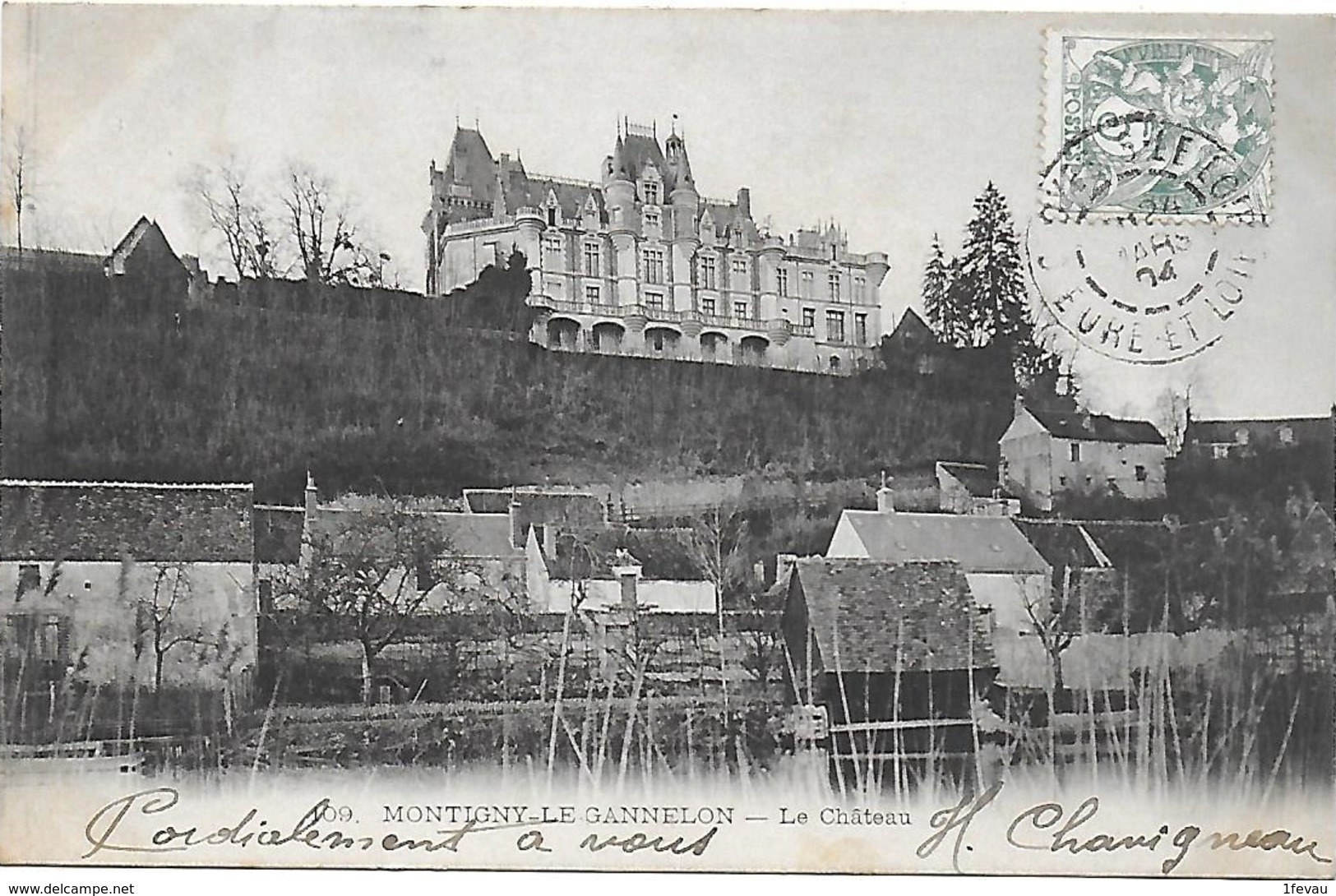 CPA ( 28 Eure Et Loir) Montigny Le Gannelon Le Château - Montigny-le-Gannelon