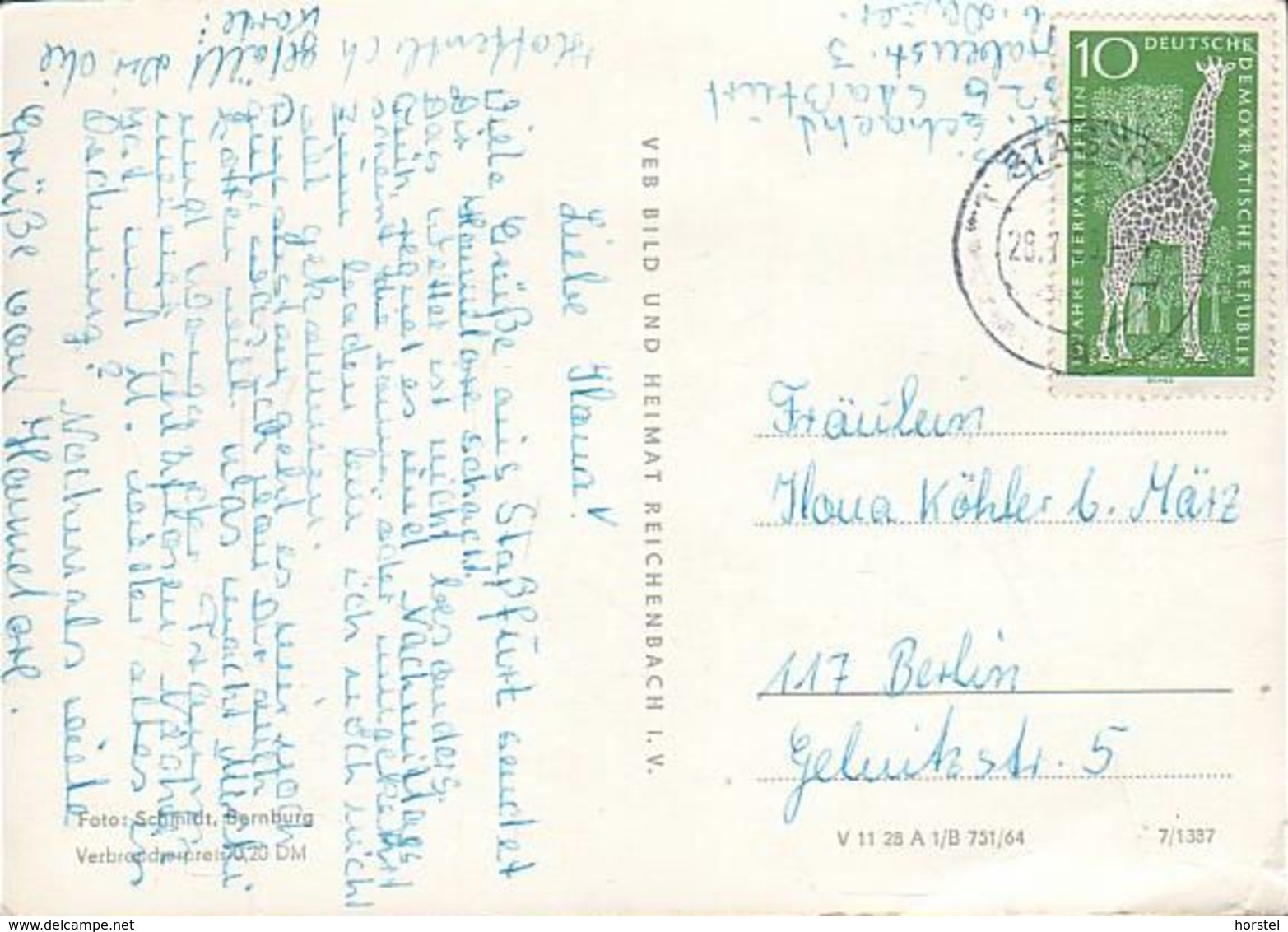 D-39418 Staßfurt - Ansichten - Bahnhof - Turm - Nice Stamp "animal" - Stassfurt