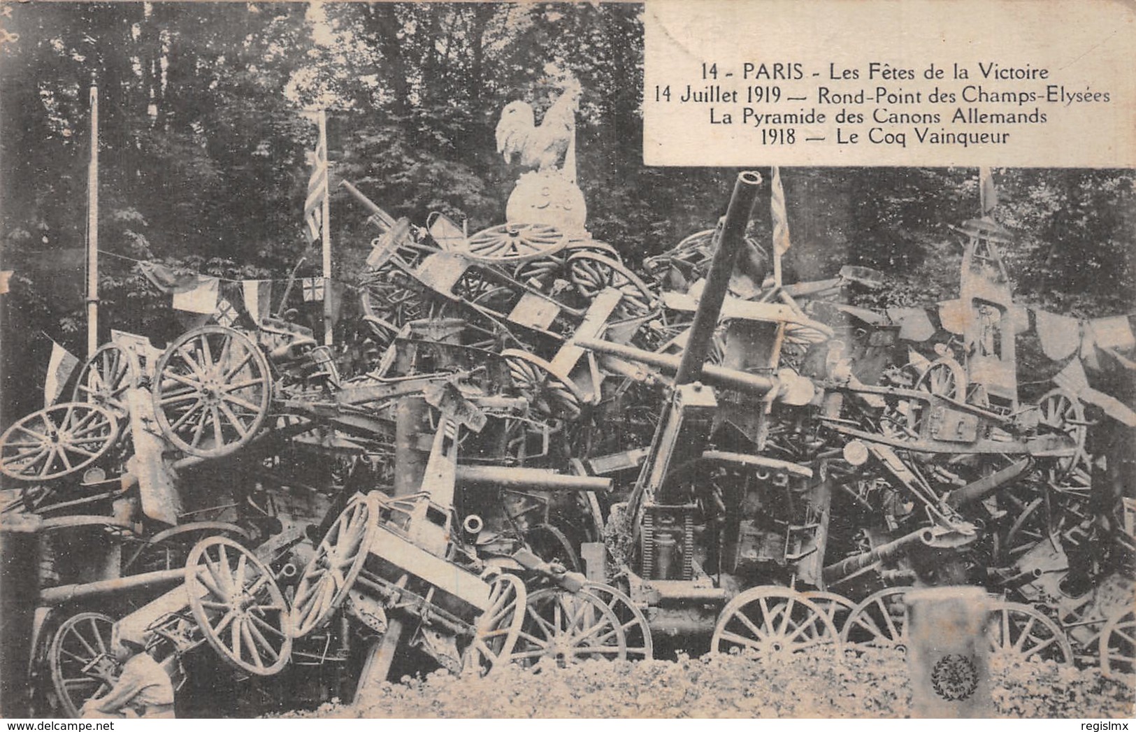 75-PARIS FETE DE LA VICTOIRE 19 JUILLET 1919-N°T1080-G/0143 - Autres & Non Classés