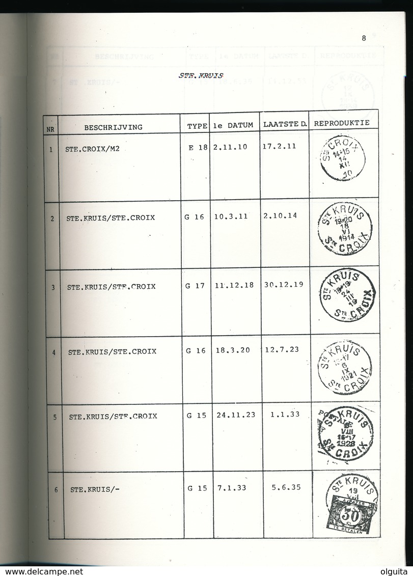 991/25 -- 4 x LIVRE/BOEK WEFIS Nr 35,38,40 en 42 - Stempeltype van 1910 , 300 blz ,  1983/86 , door H. Van de Veire