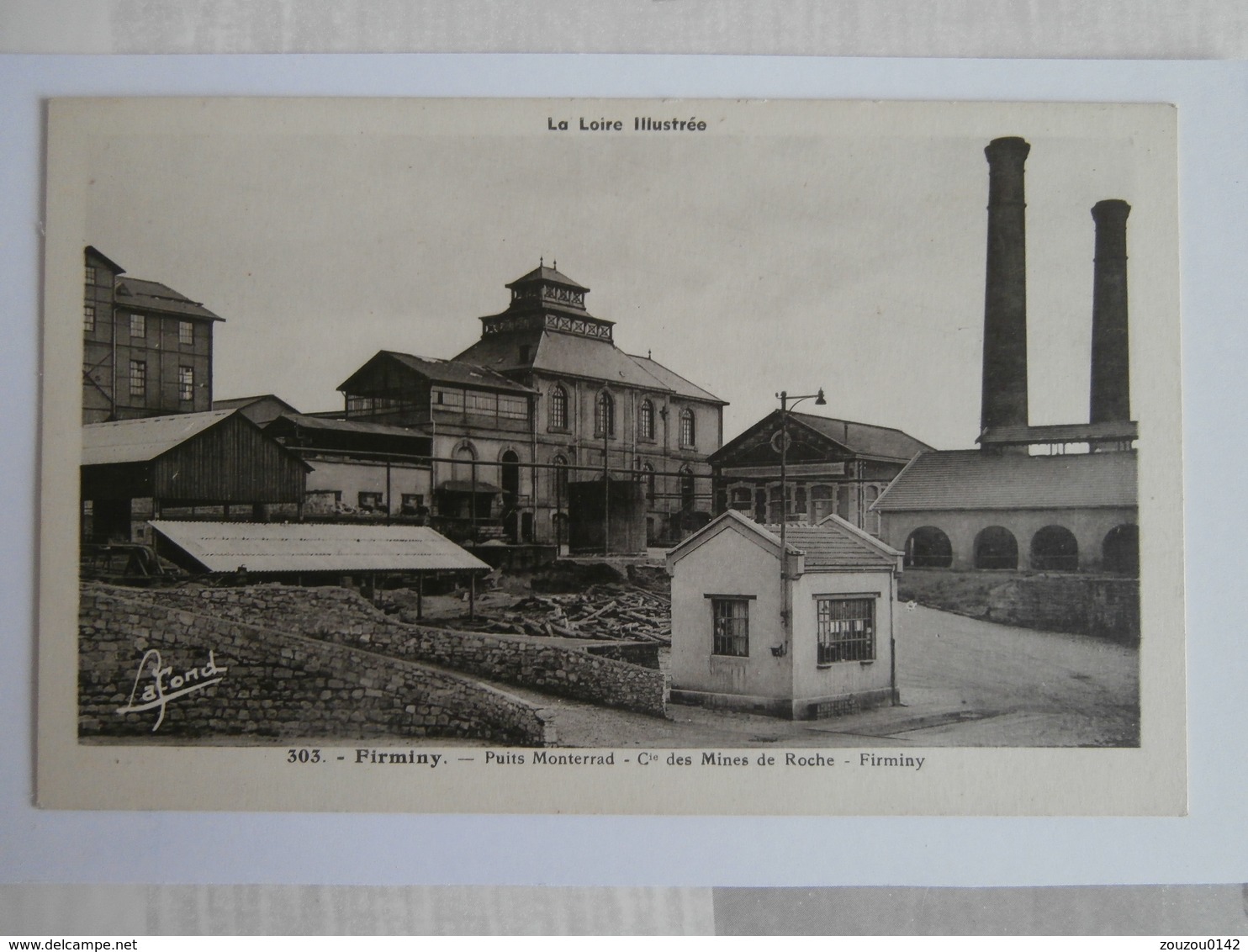 CPA De FIRMINY  : Puits Monterrad - Cie Des Mines De Roche, N° 303 - Firminy