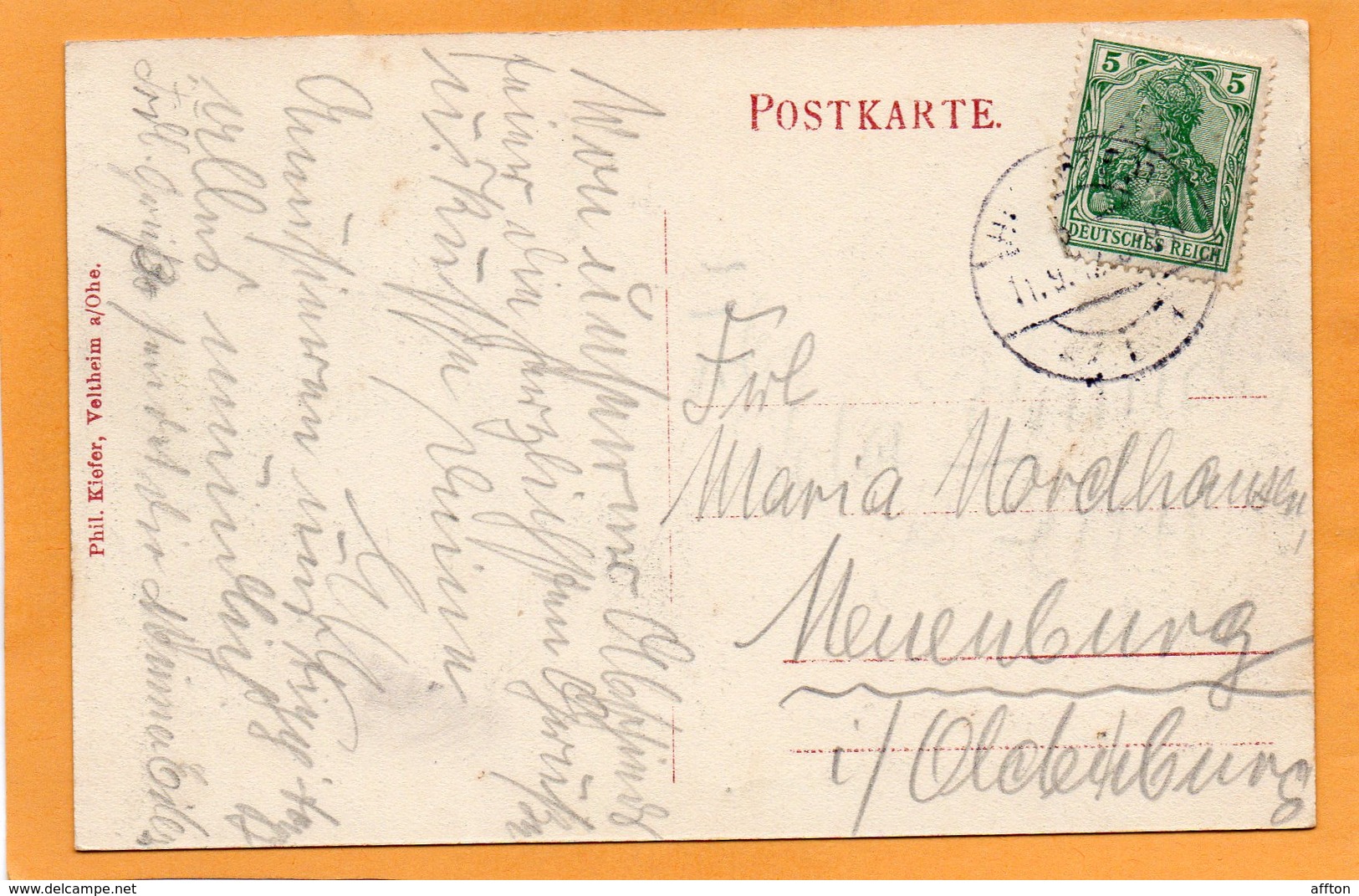 Helmstedt Germany 1912 Postcard - Helmstedt