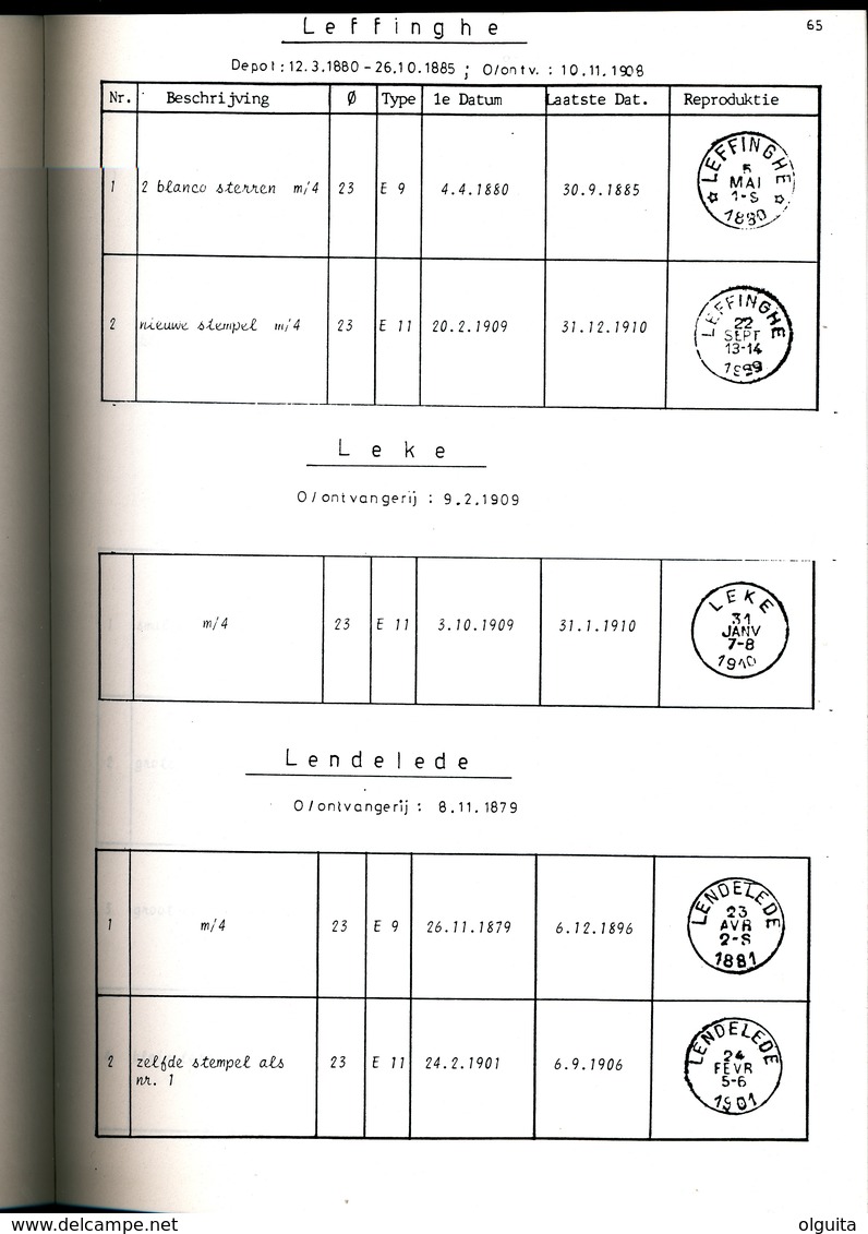 996/25 -- 2 X LIVRE/BOEK WEFIS Nr 51 En 55 - Enlelcirkelstempels West Vl.  , 127 Blz ,  1989/90 , Door Renaat Dusauchoit - Stempel