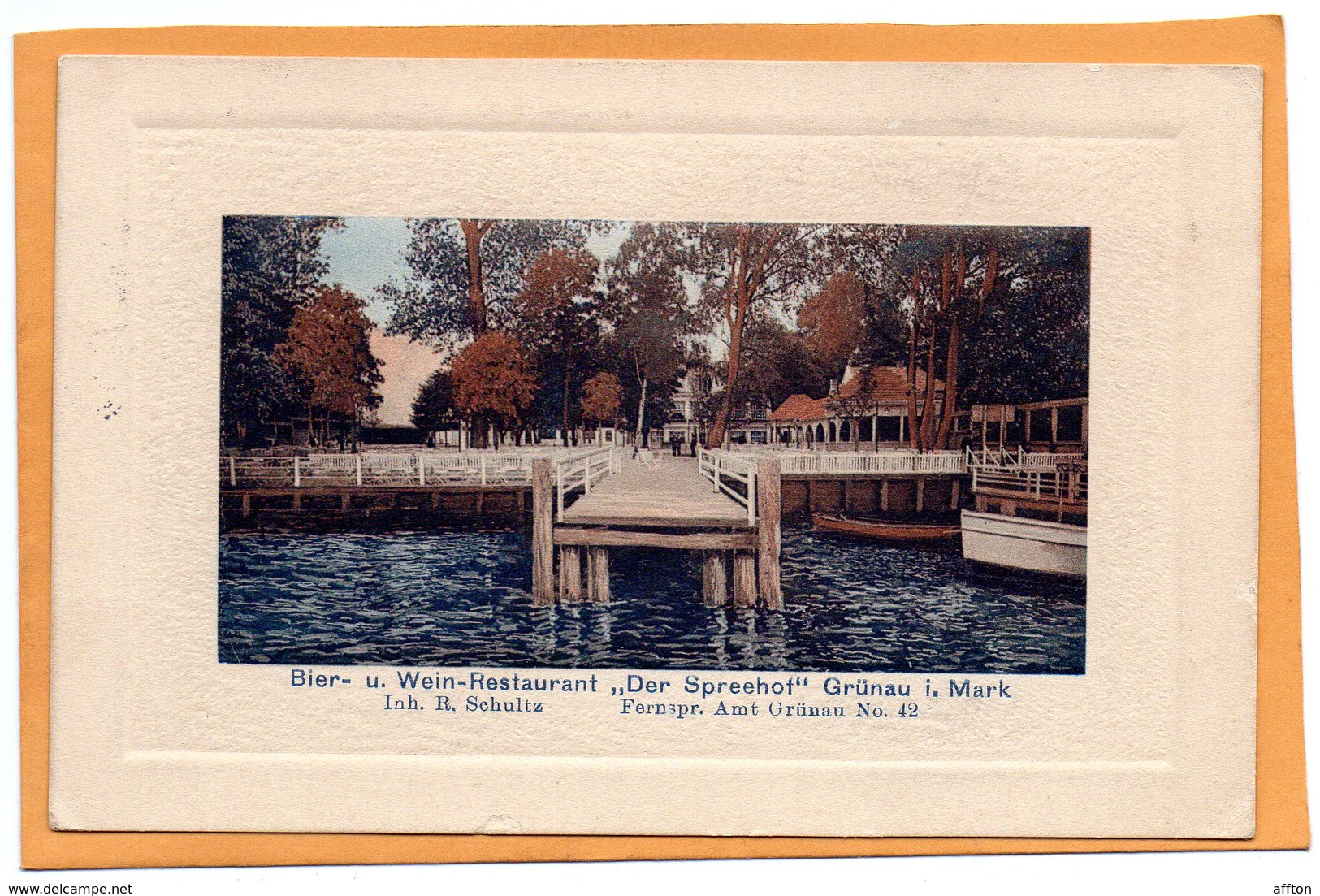 Grunau I Markt Germany 1916 Postcard Mailed - Altri & Non Classificati