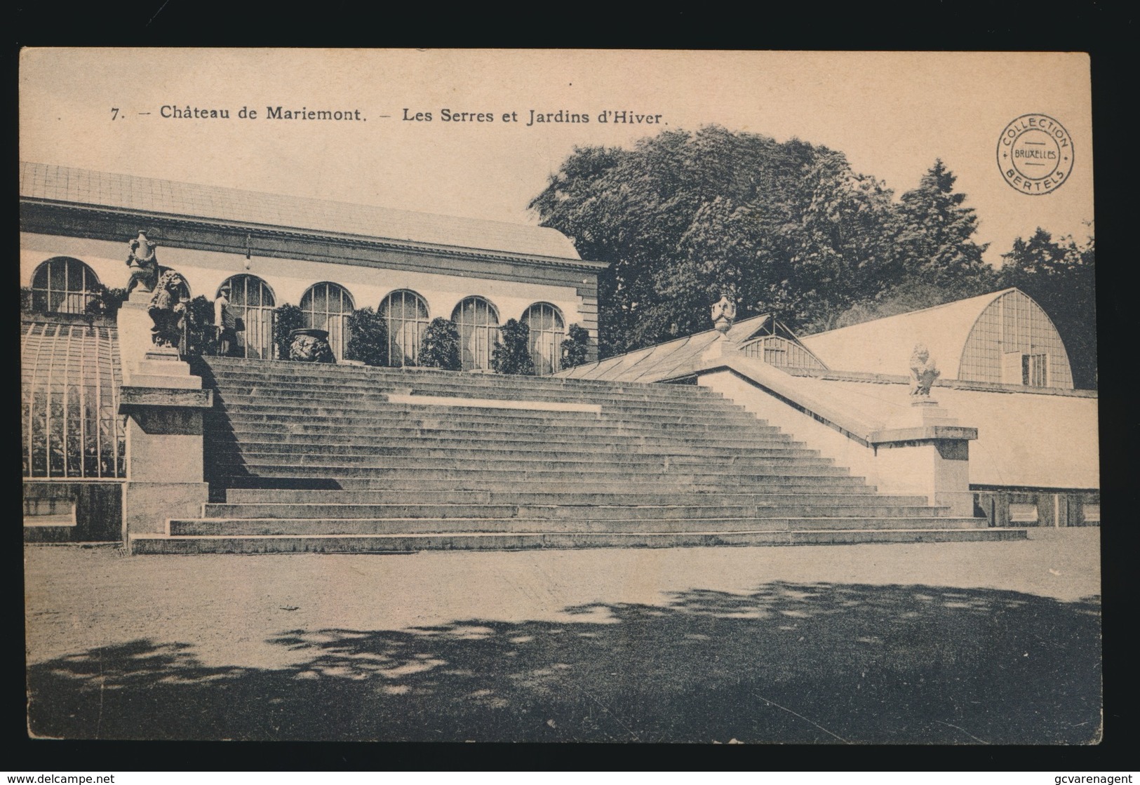 CHATEAU DE MARIEMONT  LES SERRES ET JARDIND D'HIVER - Morlanwelz