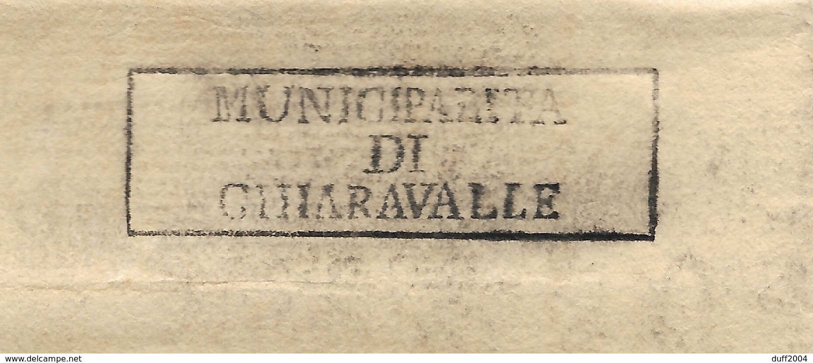 GOVERNO PROVVISORIO DI MURAT - DA CHIARAVALLE A MONTES.VITO - 4.4.1814. - ...-1850 Voorfilatelie