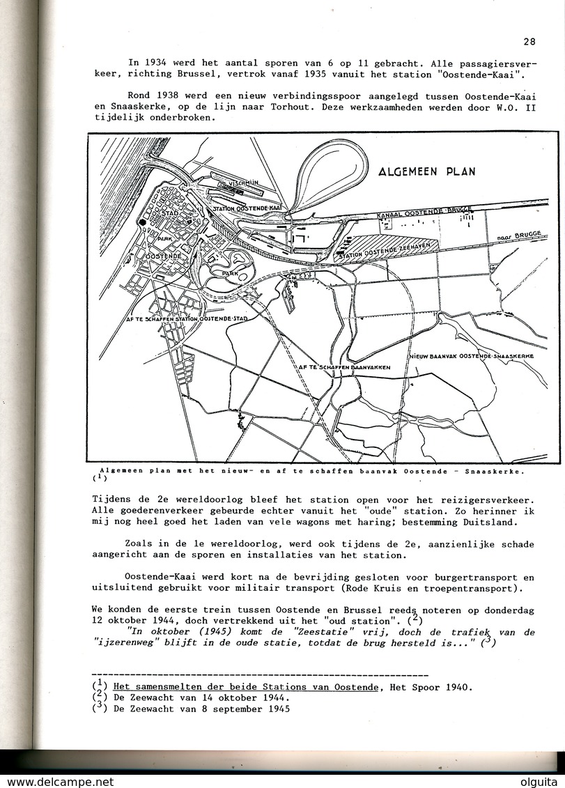 998/25 -- LIVRE/BOEK WEFIS Nr 63 - Spoorwegkantoren Van OOSTENDE , 76 Blz ,1993 , Door Joseph Goes - Eisenbahnen