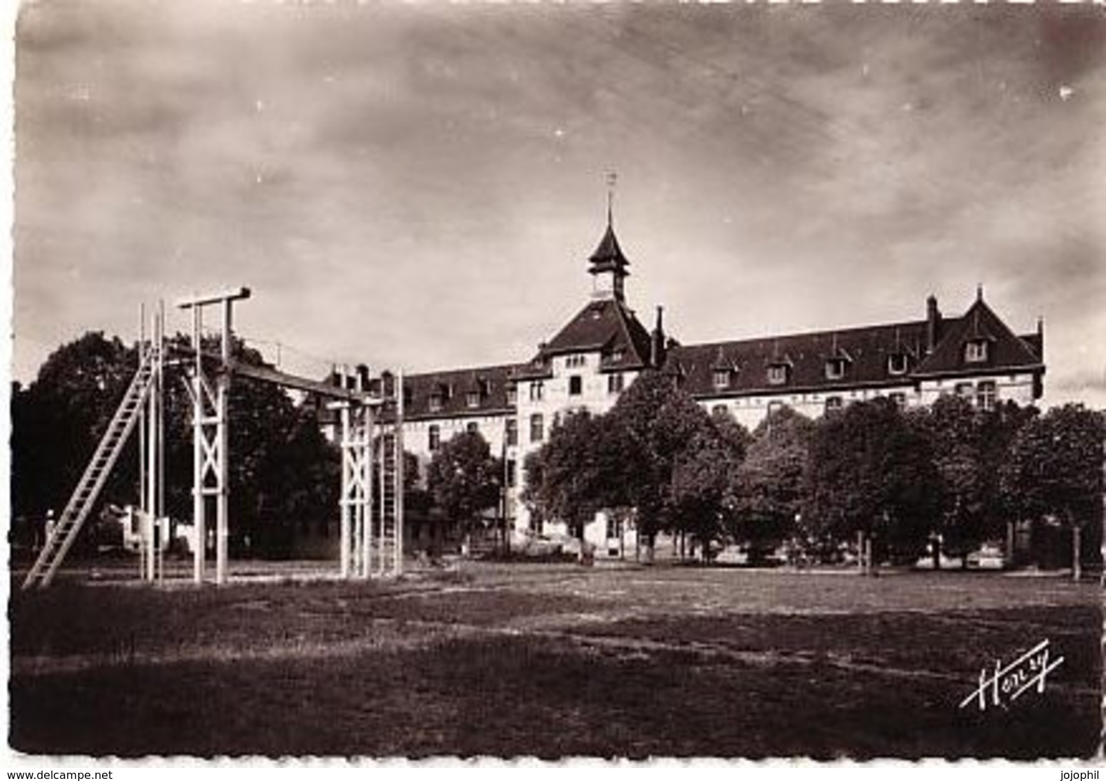 Beaumont La Ronce - Château De La Haute Barde Façade Ouest, Le Portique - Circulé 1952 - Beaumont-la-Ronce