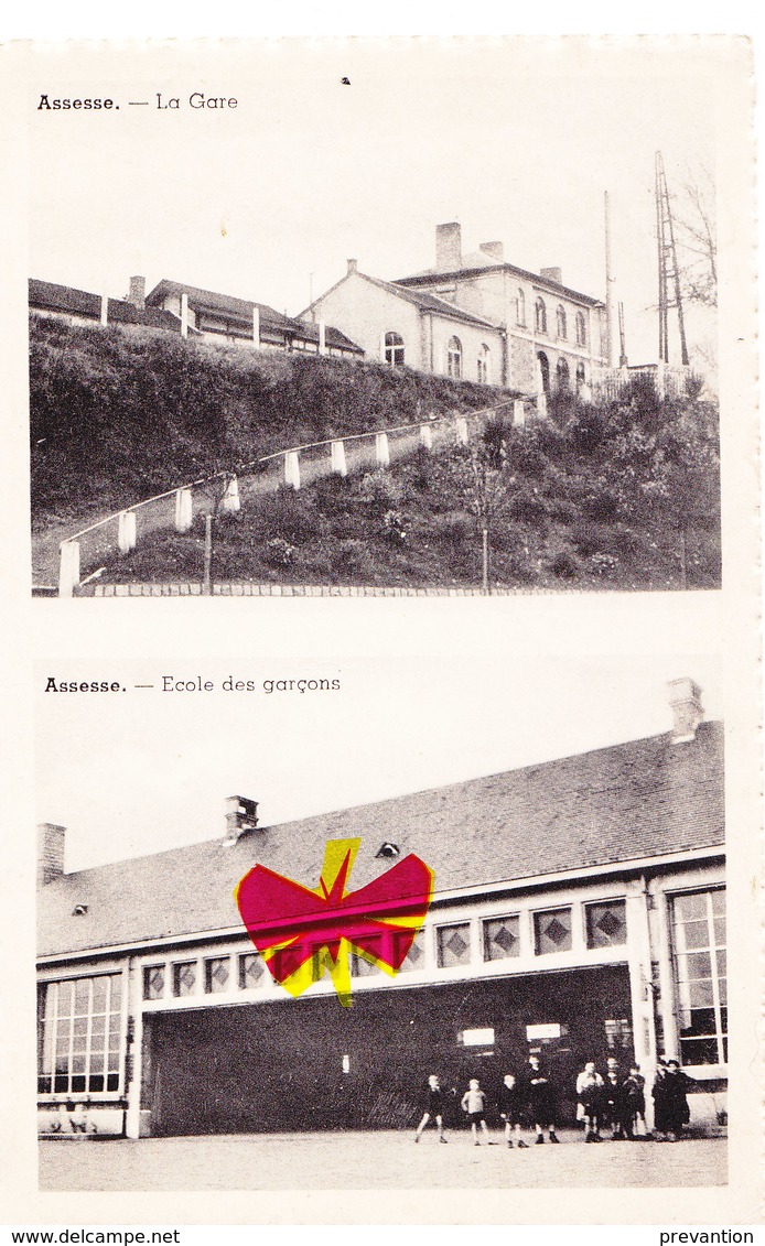 ASSESSE - La Gare + Ecole Des Garçons - Assesse