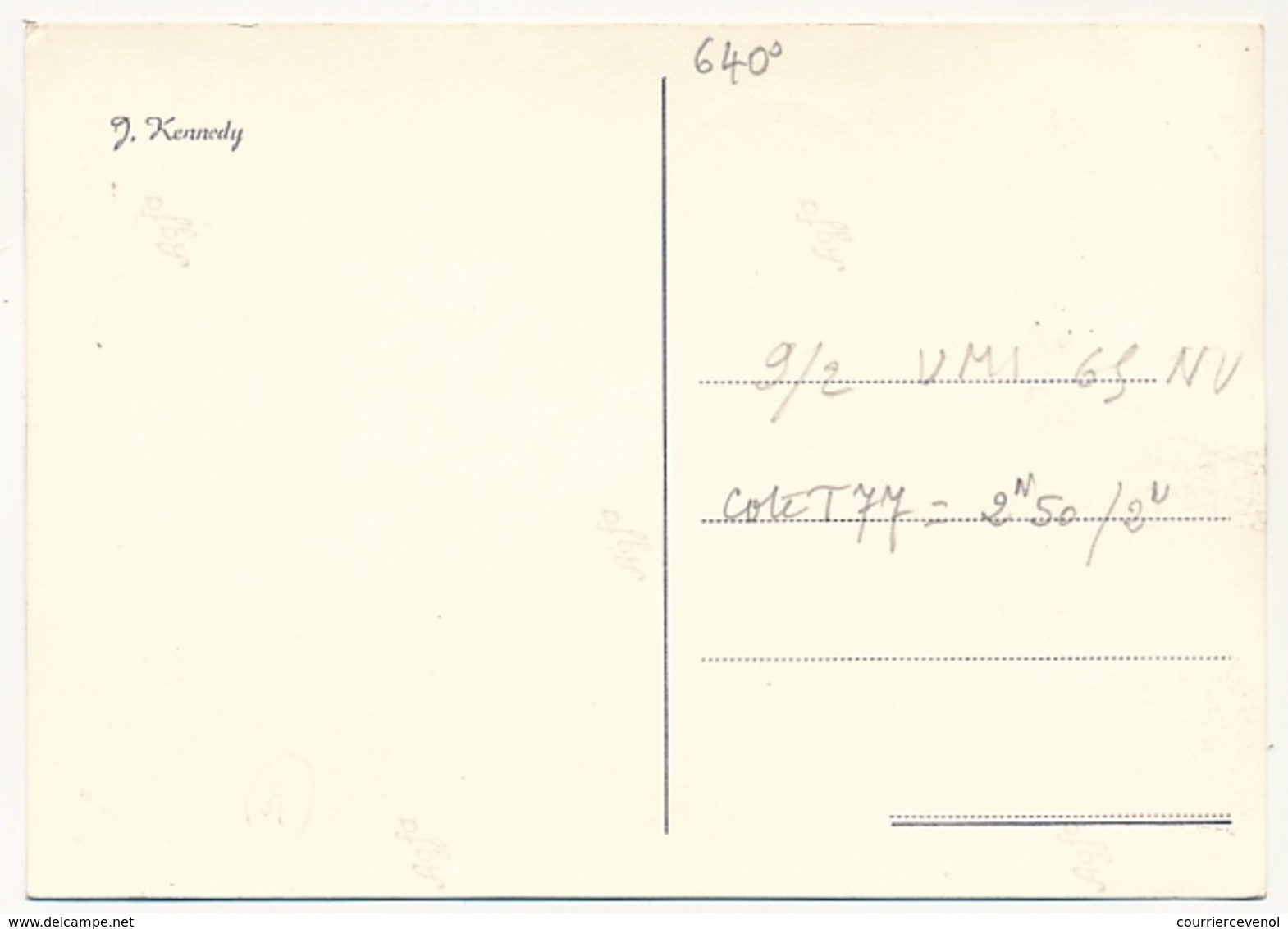 SAINT MARIN - Carte Maximum - 170 L. JOHN F. KENNEDY - Saint Marin 1964 - FDC
