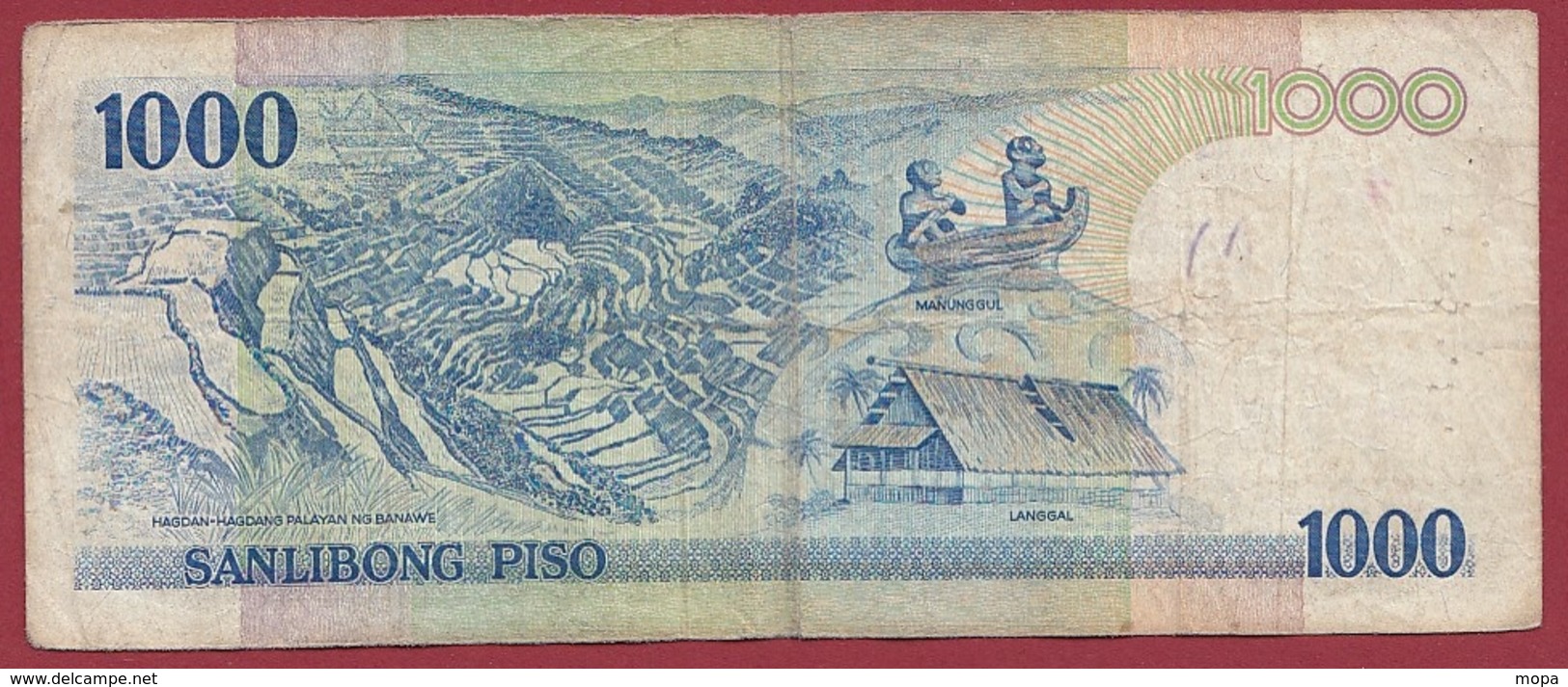 Philippines 1000 Piso 1991/94 (Sign 13) Dans L 'état ---FORTE COTE EN UNC - Filippijnen