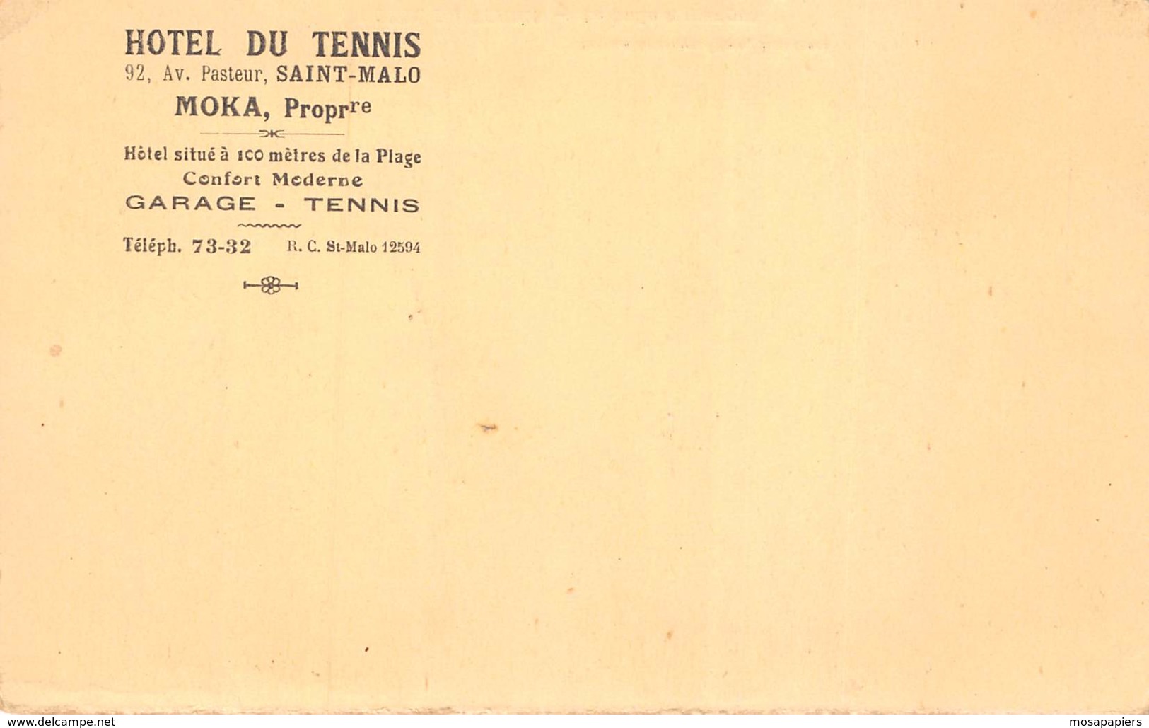 Saint-Malo - Hôtel Du Tennis - Saint Malo