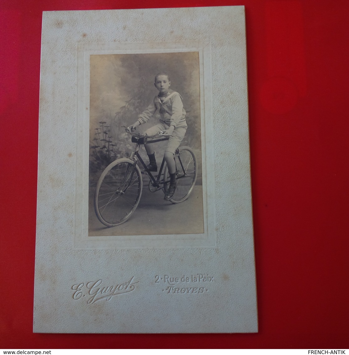 PHOTO CYCLISTE PHOTOGRAPHE GUYOT TROYES - Wielrennen