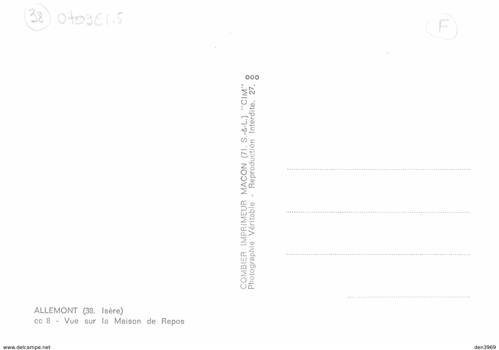 ALLEMONT - Vue Sur La Maison De Repos - Allemont