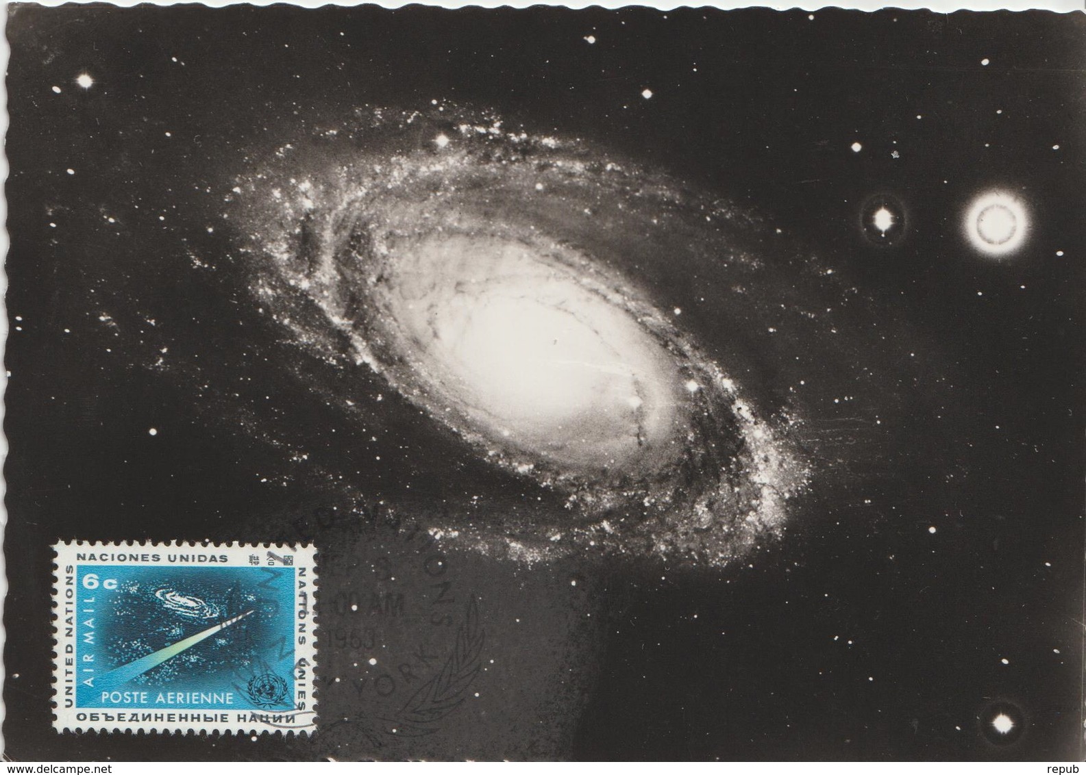 Carte Maximum 1963 Espace PA 8 - Briefe U. Dokumente