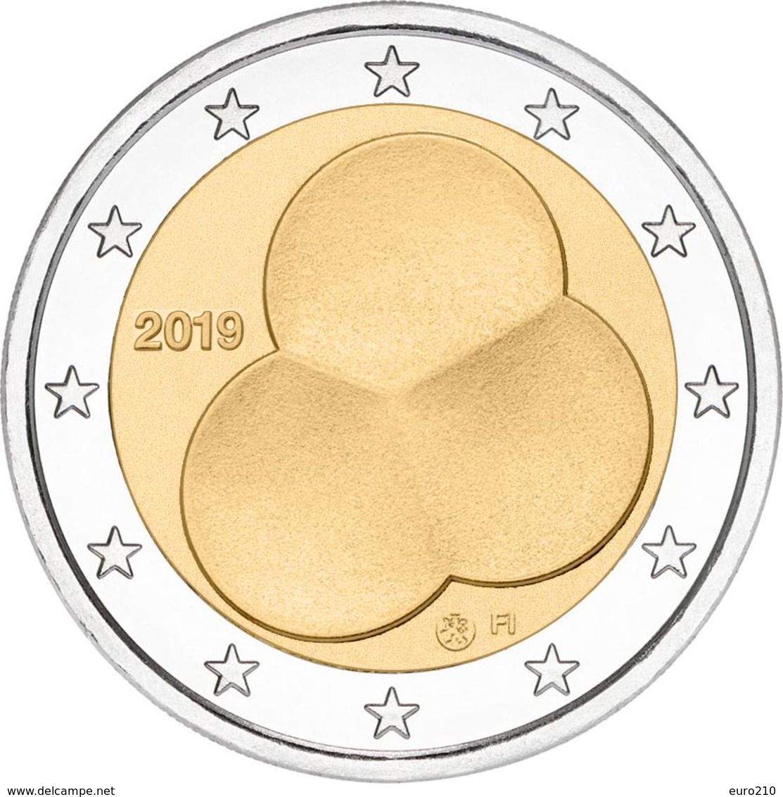 FINNLAND 2 Euro 2019 - Verfassungsgesetz Finnlands - UNC - Finlande