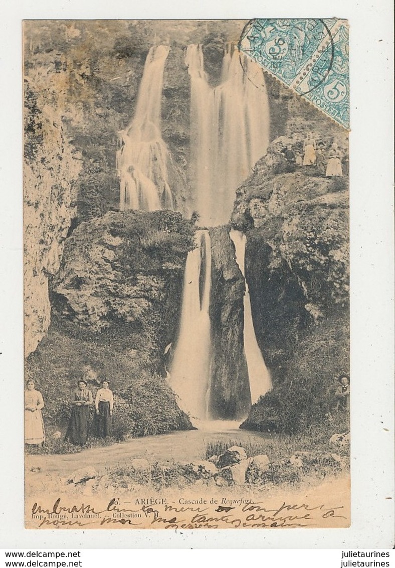 ROQUEFORT ARIEGE CASCADE CPA BON ETAT - Autres & Non Classés