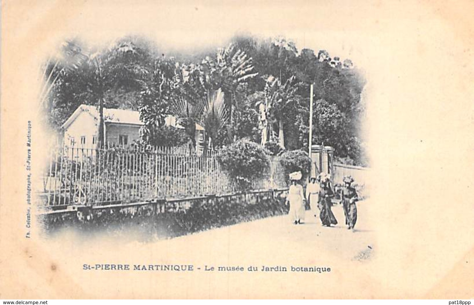 MARTINIQUE - ST PIERRE : Le Musée Du Jardin Botanique - CPA Précurseur - Antilles West Indies Caribbean Caraïbes - Autres & Non Classés