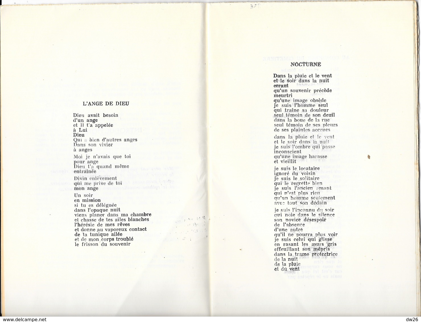 Brochure Horizons Poétiques - Claude Robin: 21 Poèmes,  Les Rémissions 1956 - Autori Francesi