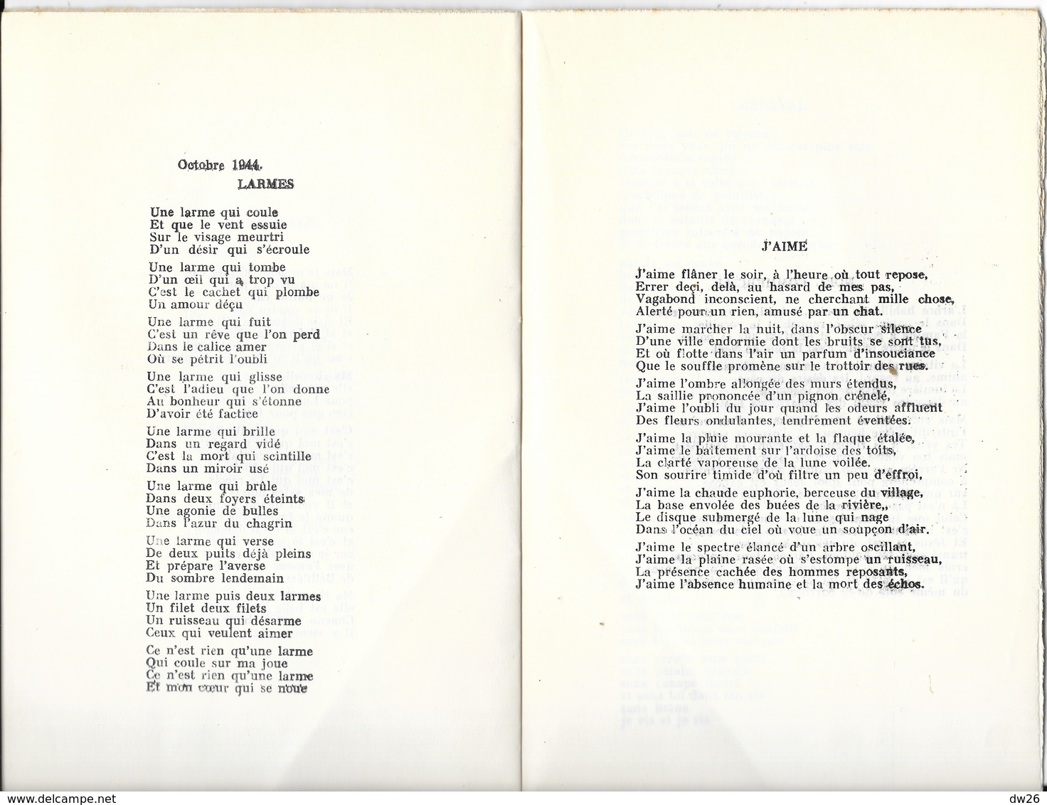 Brochure Horizons Poétiques - Claude Robin: 21 Poèmes,  Les Rémissions 1956 - French Authors